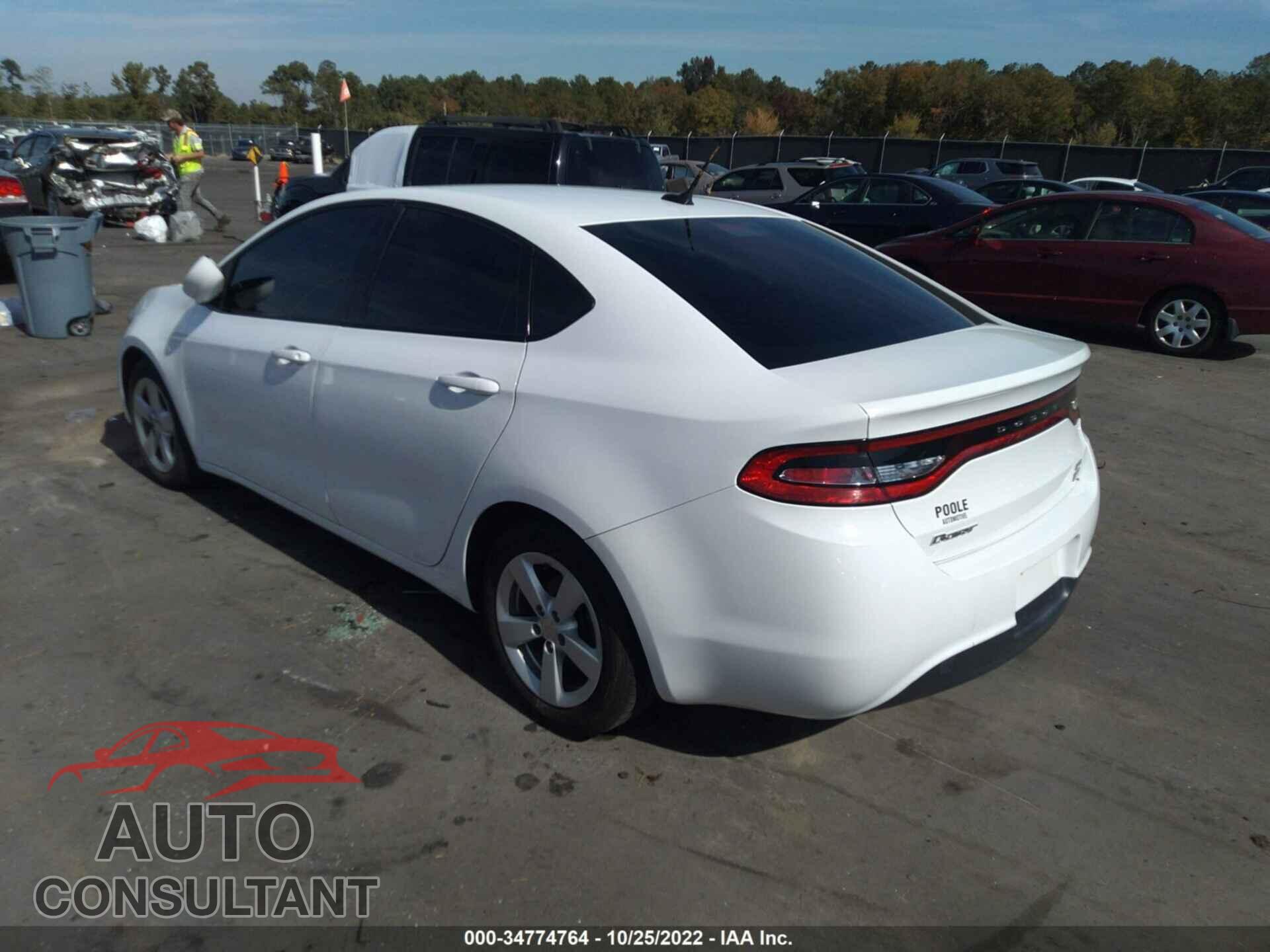 DODGE DART 2016 - 1C3CDFBA5GD604645