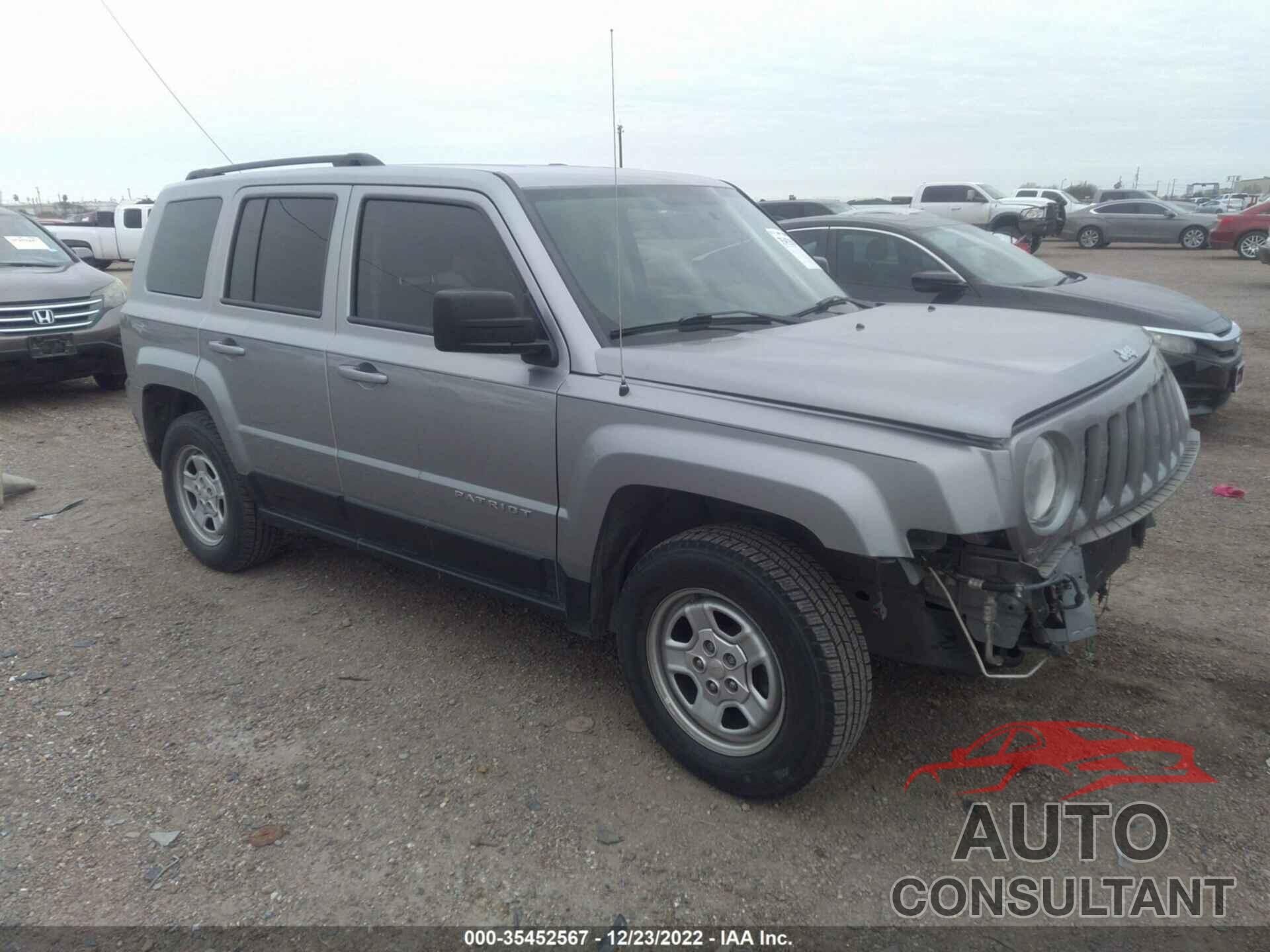 JEEP PATRIOT 2017 - 1C4NJRBB4HD142880