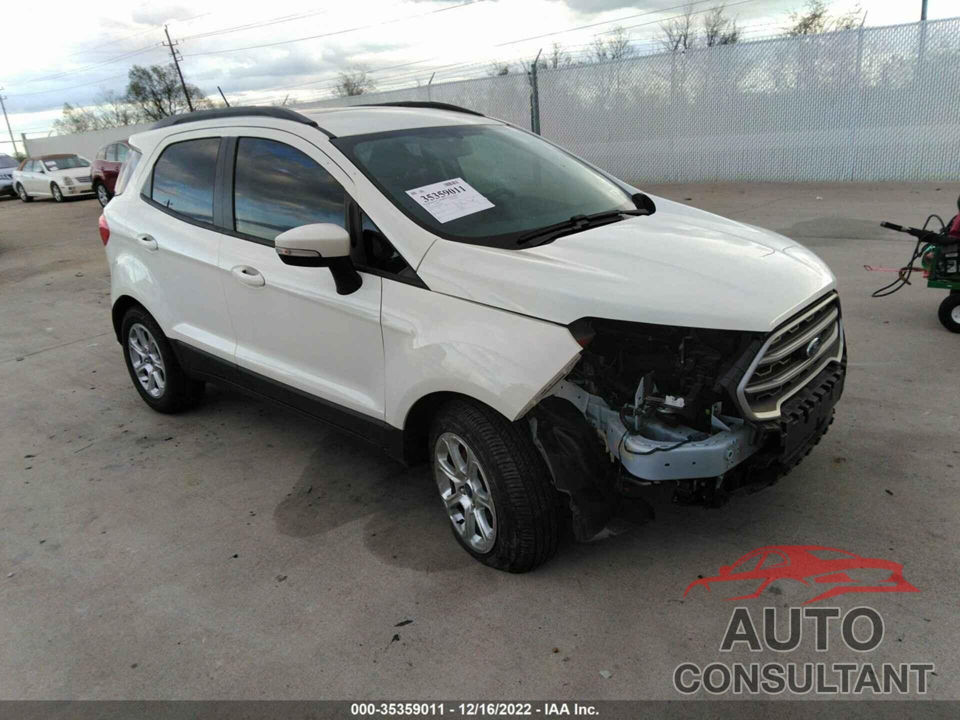 FORD ECOSPORT 2021 - MAJ3S2GE6MC440013