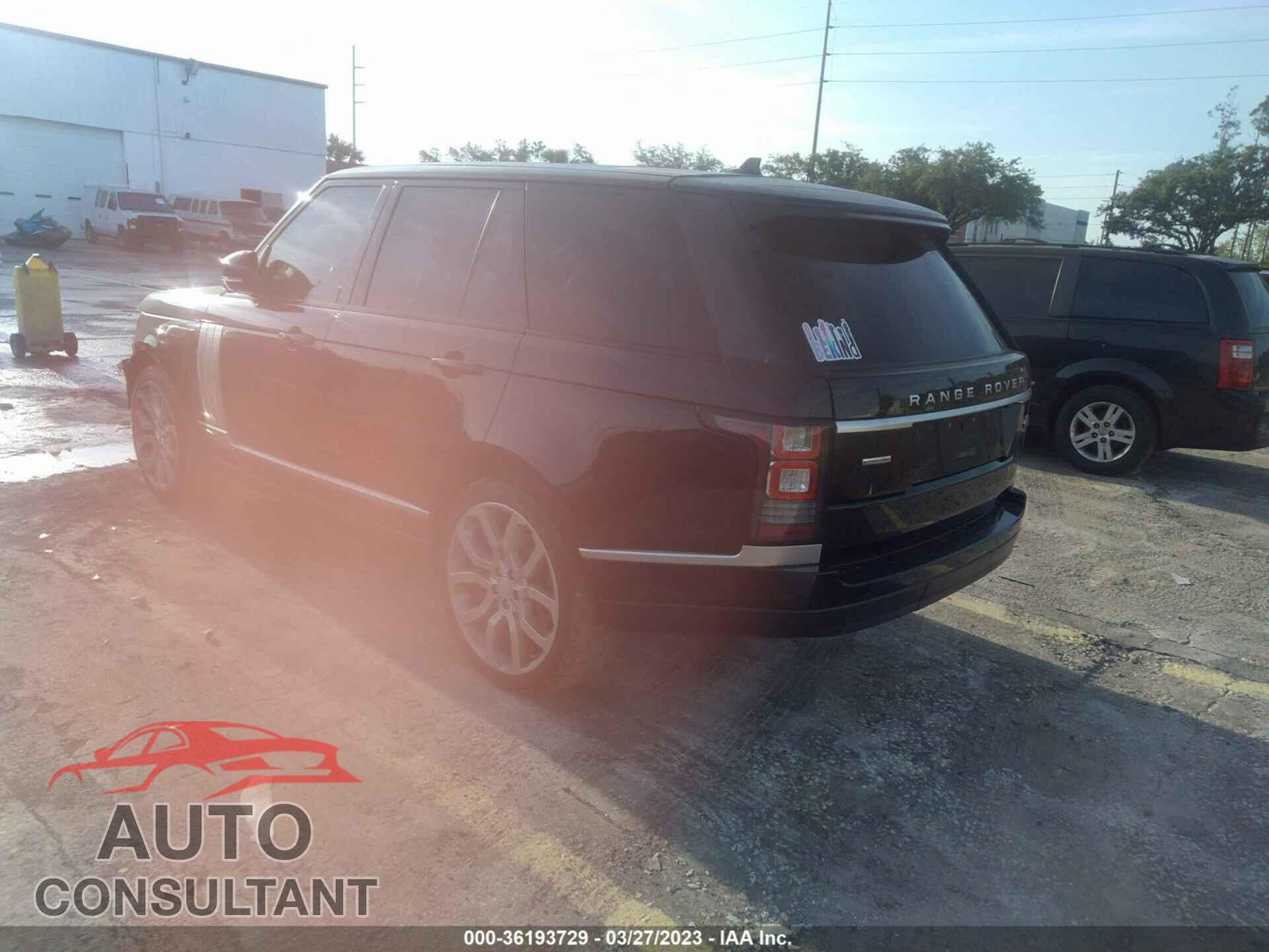 LAND ROVER RANGE ROVER 2016 - SALGS2EF1GA291428