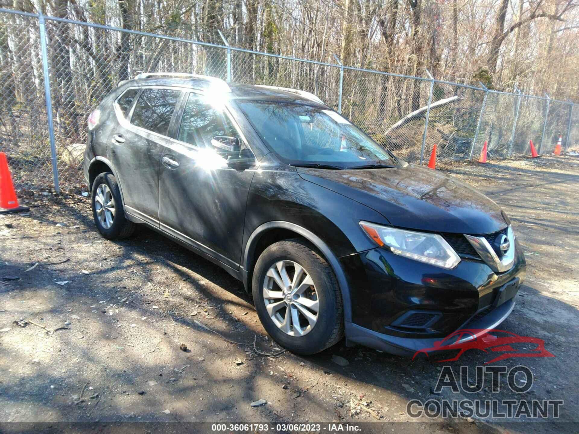 NISSAN ROGUE 2016 - KNMAT2MT3GP632875