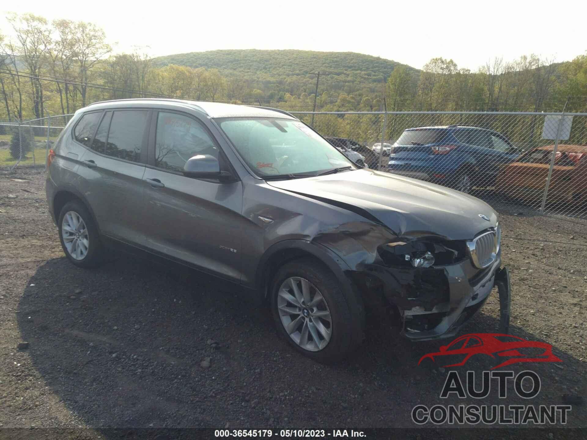 BMW X3 2016 - 5UXWX9C52G0D89558