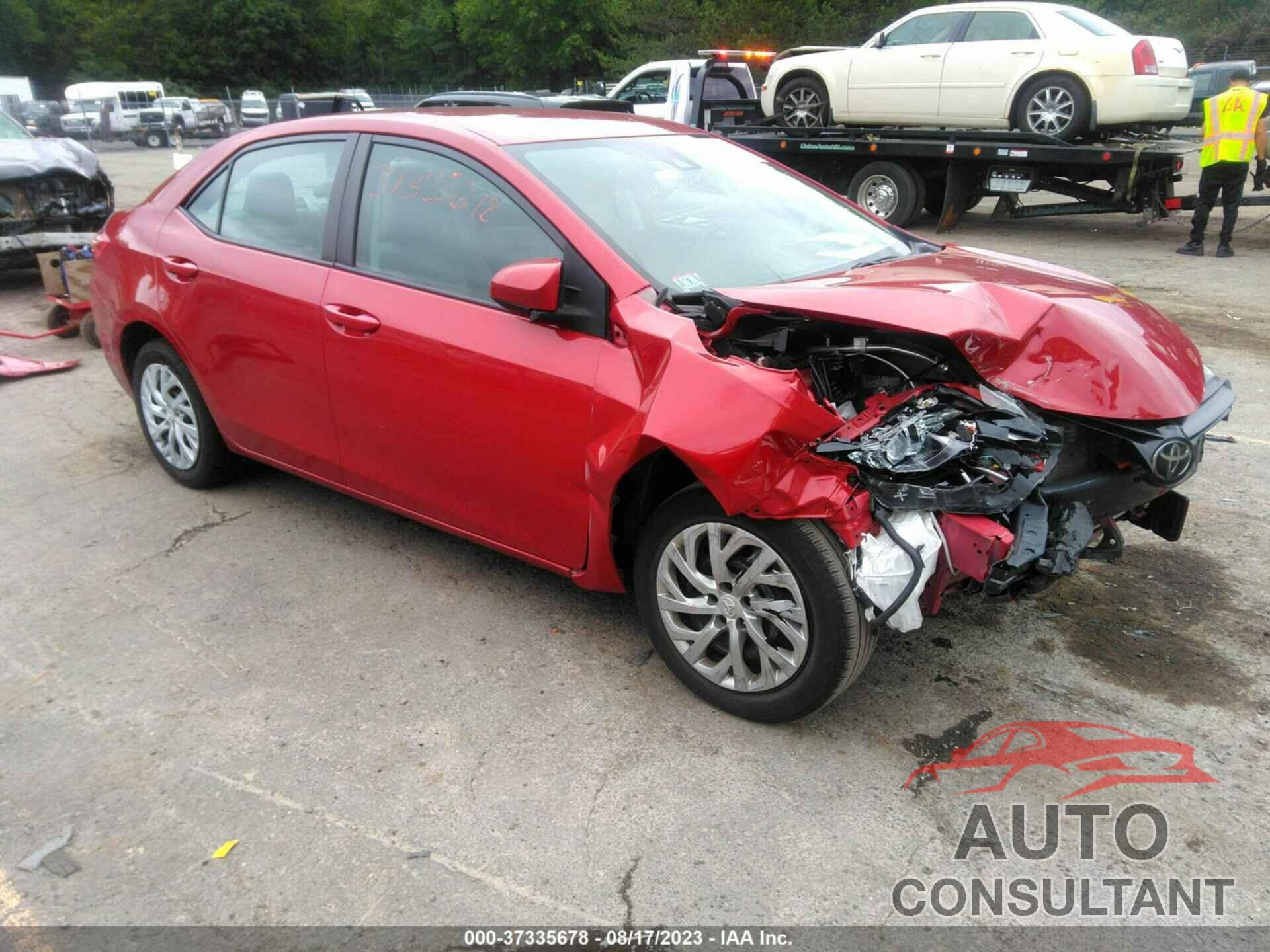 TOYOTA COROLLA 2019 - 2T1BURHE7KC184962