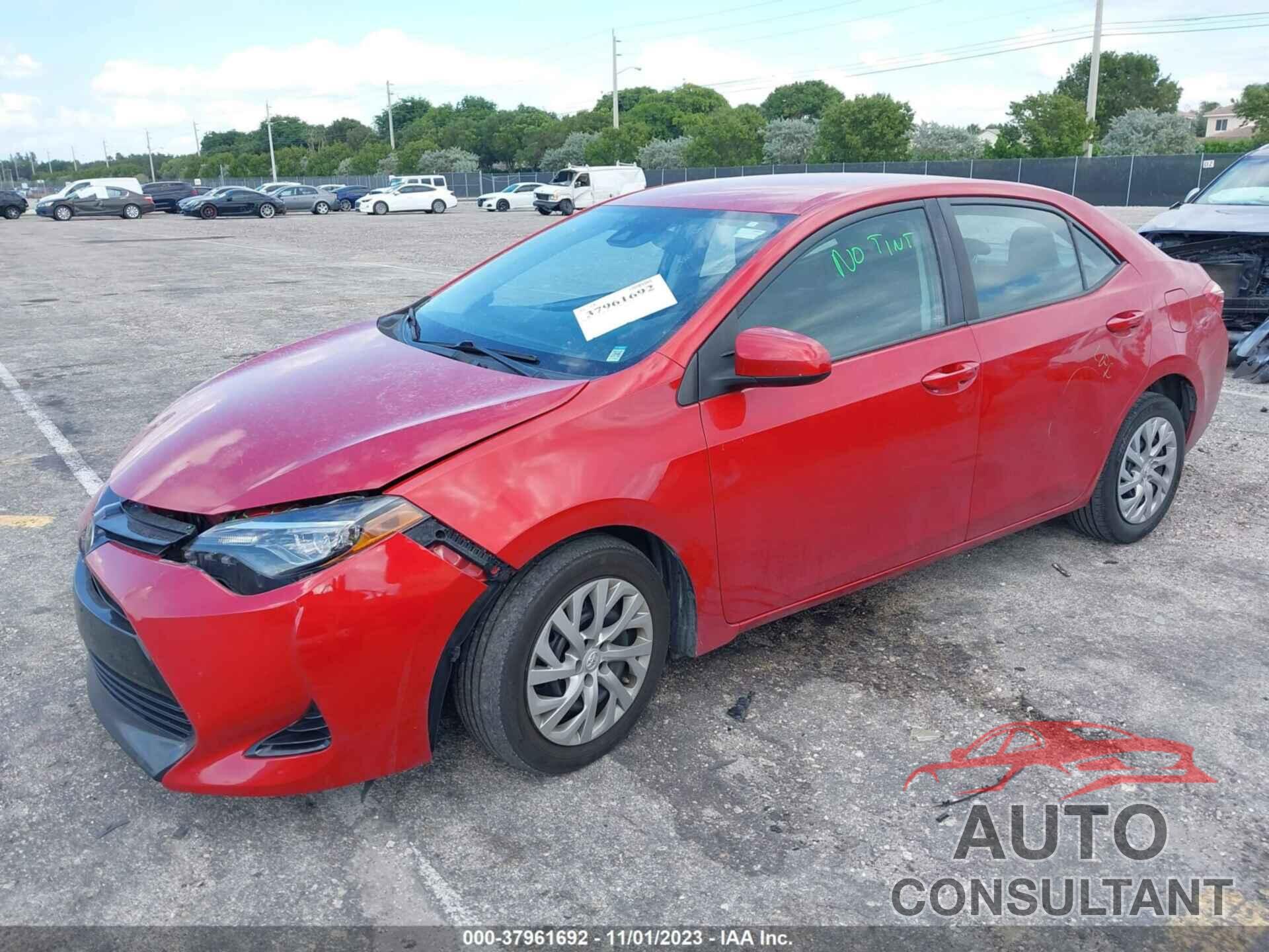 TOYOTA COROLLA 2017 - 2T1BURHEXHC926523