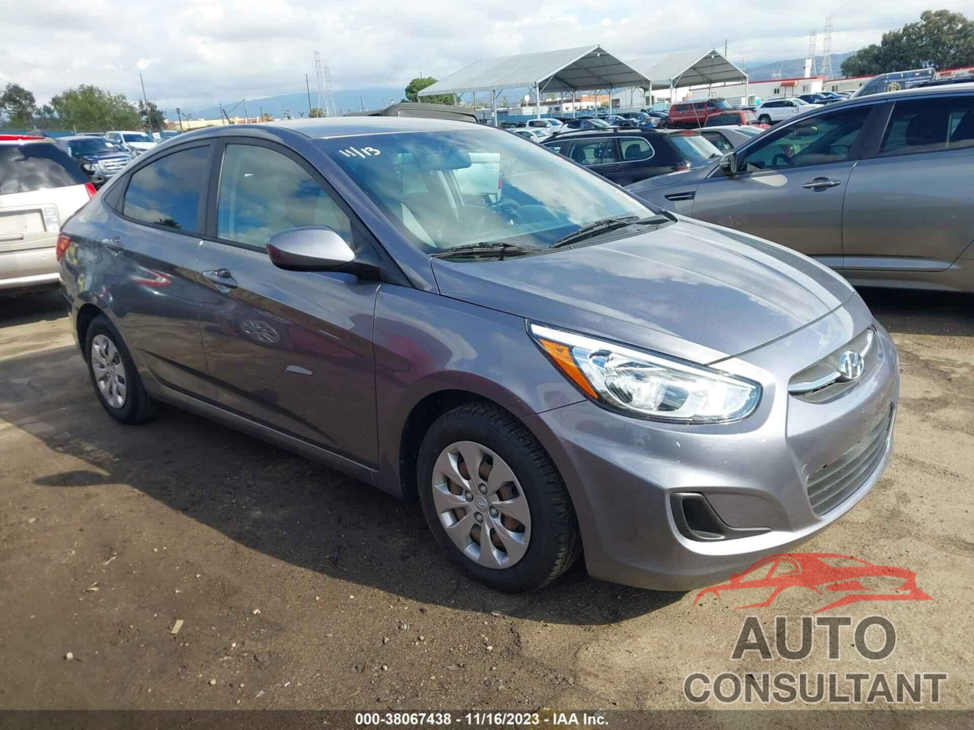 HYUNDAI ACCENT 2017 - KMHCT4AE6HU233421