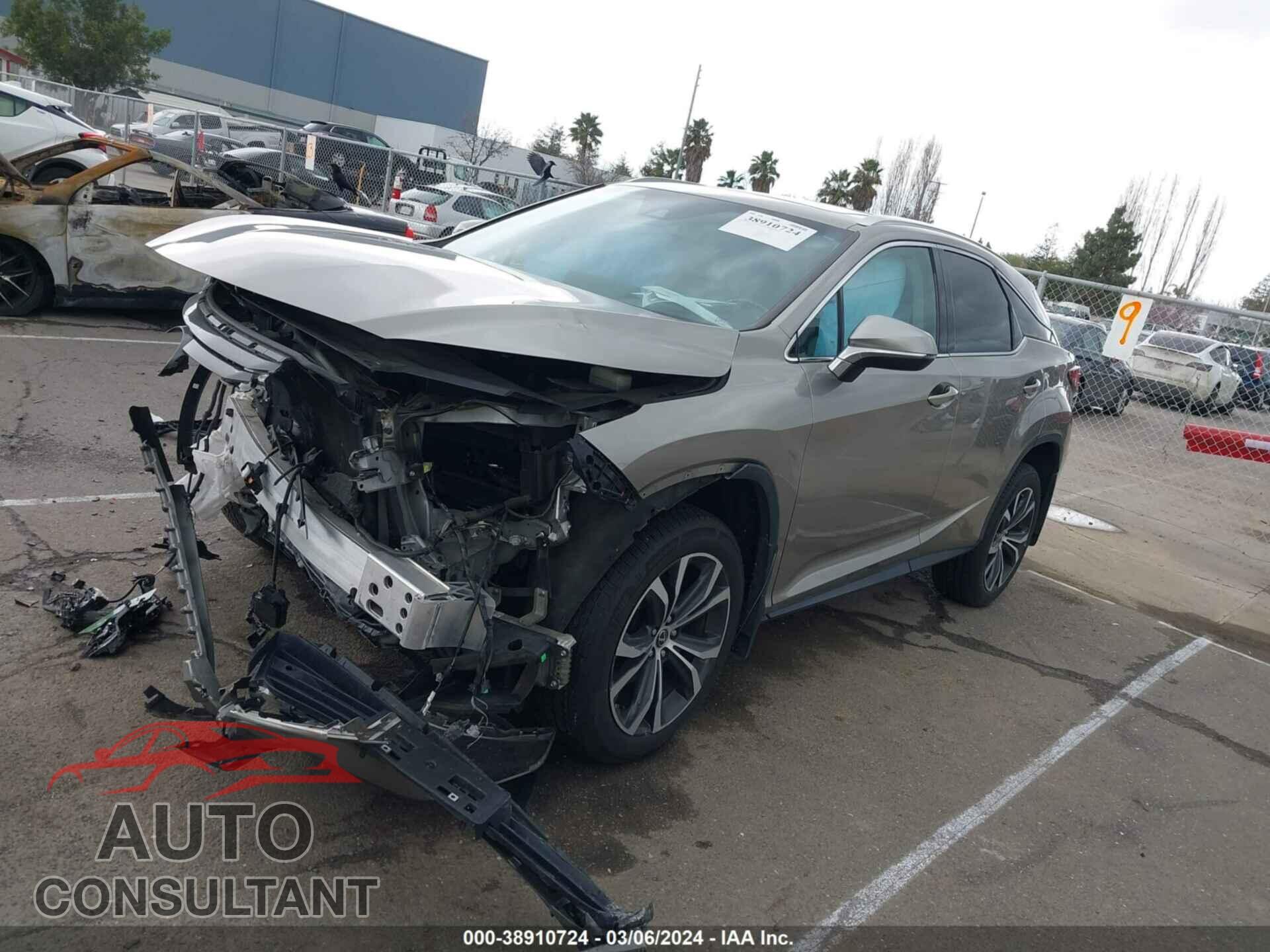 LEXUS RX 2019 - 2T2ZZMCA5KC123788