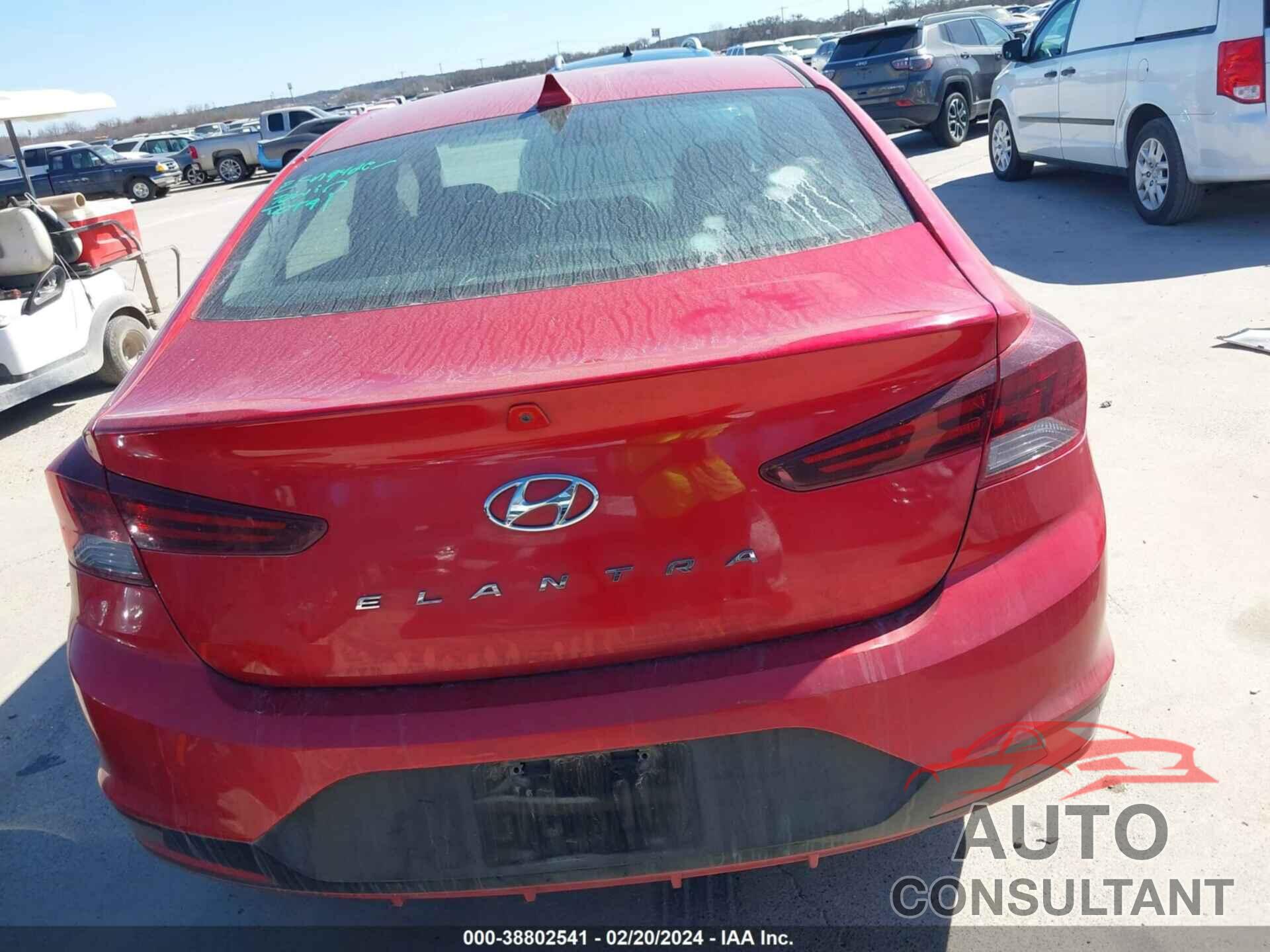 HYUNDAI ELANTRA 2020 - 5NPD84LF6LH558377