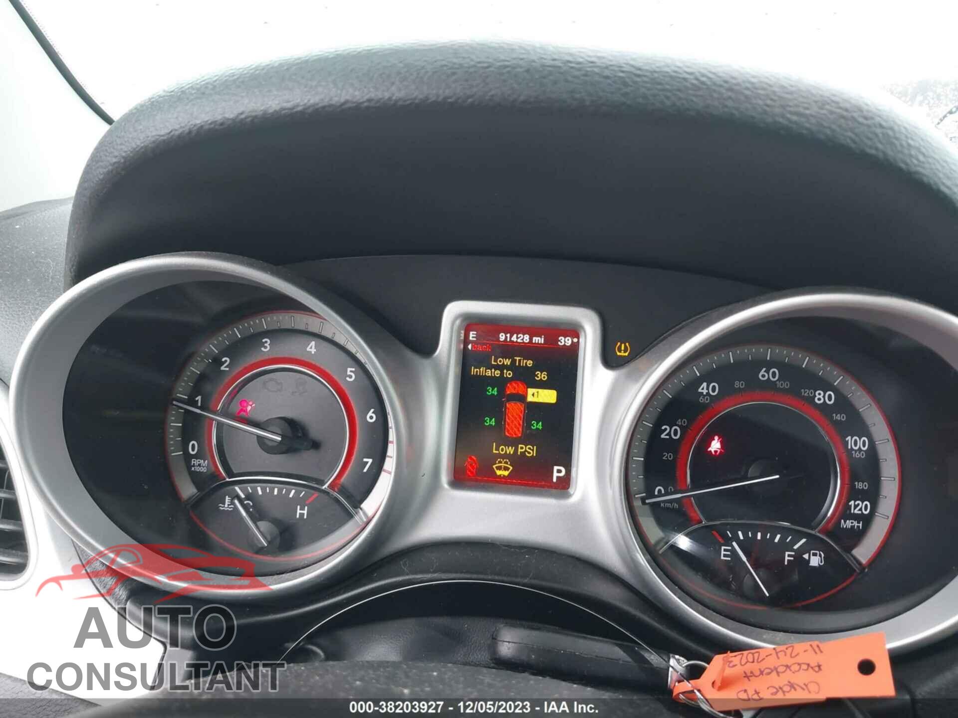 DODGE JOURNEY 2017 - 3C4PDDEG5HT659383