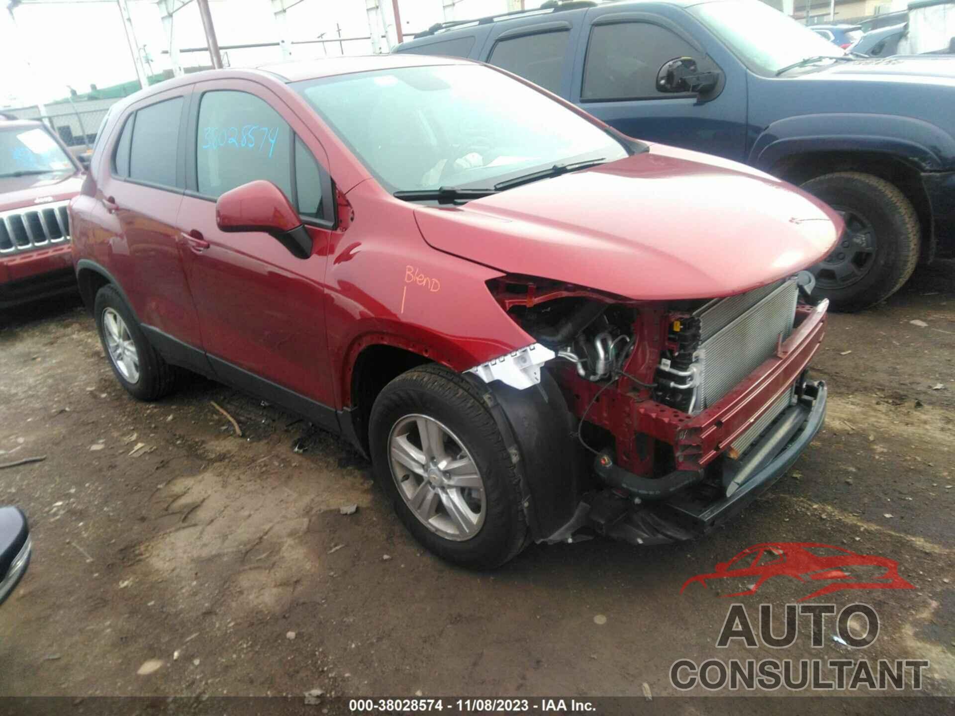 CHEVROLET TRAX 2021 - KL7CJNSB4MB344279