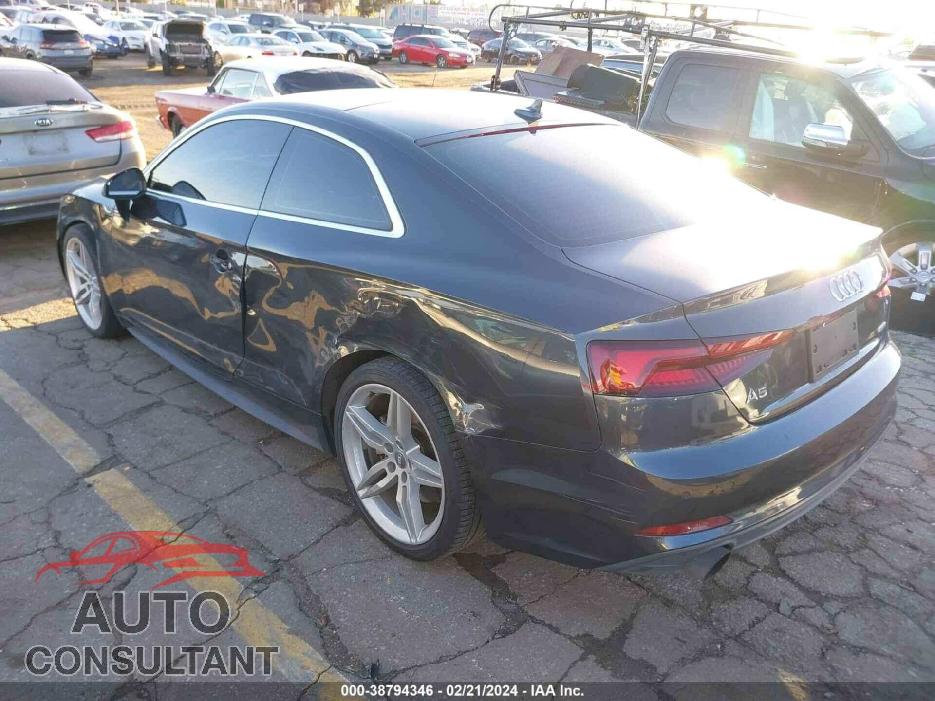 AUDI A5 2018 - WAUTNAF59JA071262