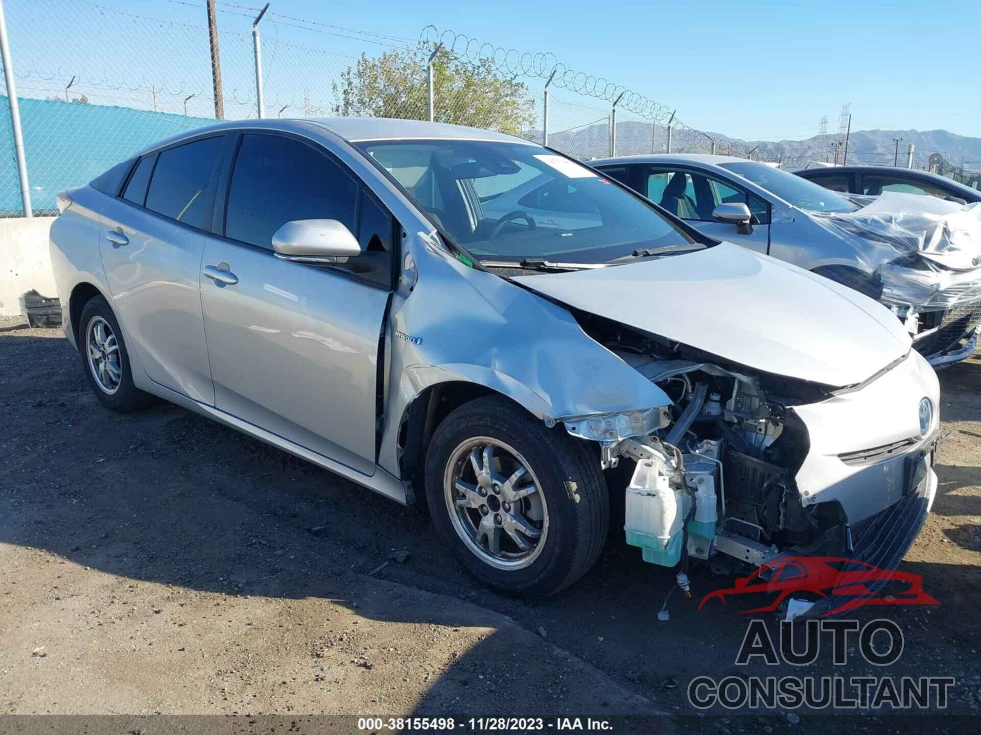 TOYOTA PRIUS 2017 - JTDKBRFU0H3054314