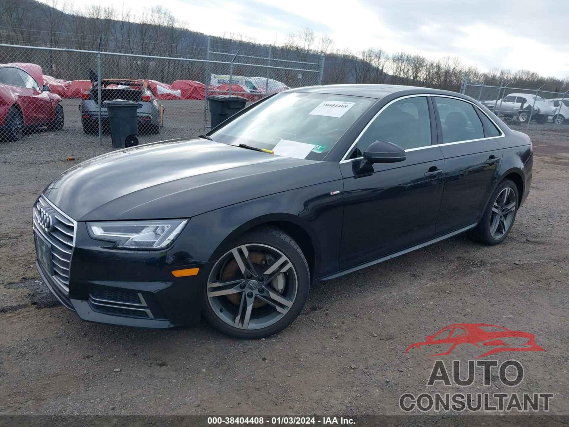 AUDI A4 2018 - WAUENAF42JA130538