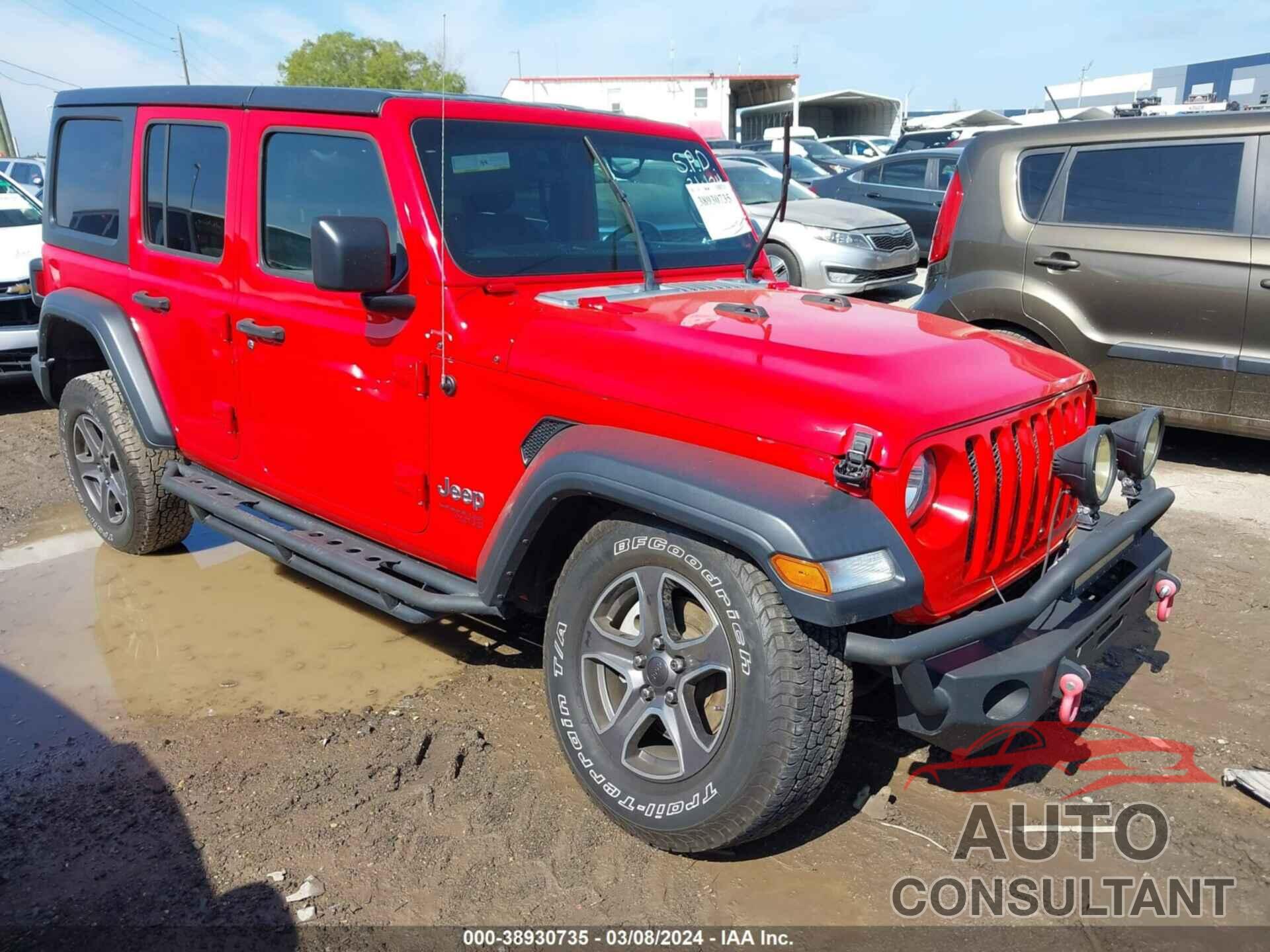JEEP WRANGLER UNLIMITED 2019 - 1C4HJXDG2KW504033