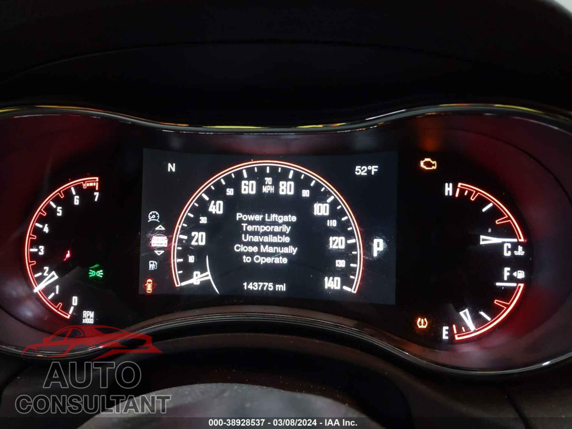DODGE DURANGO 2016 - 1C4RDJDG4GC323226