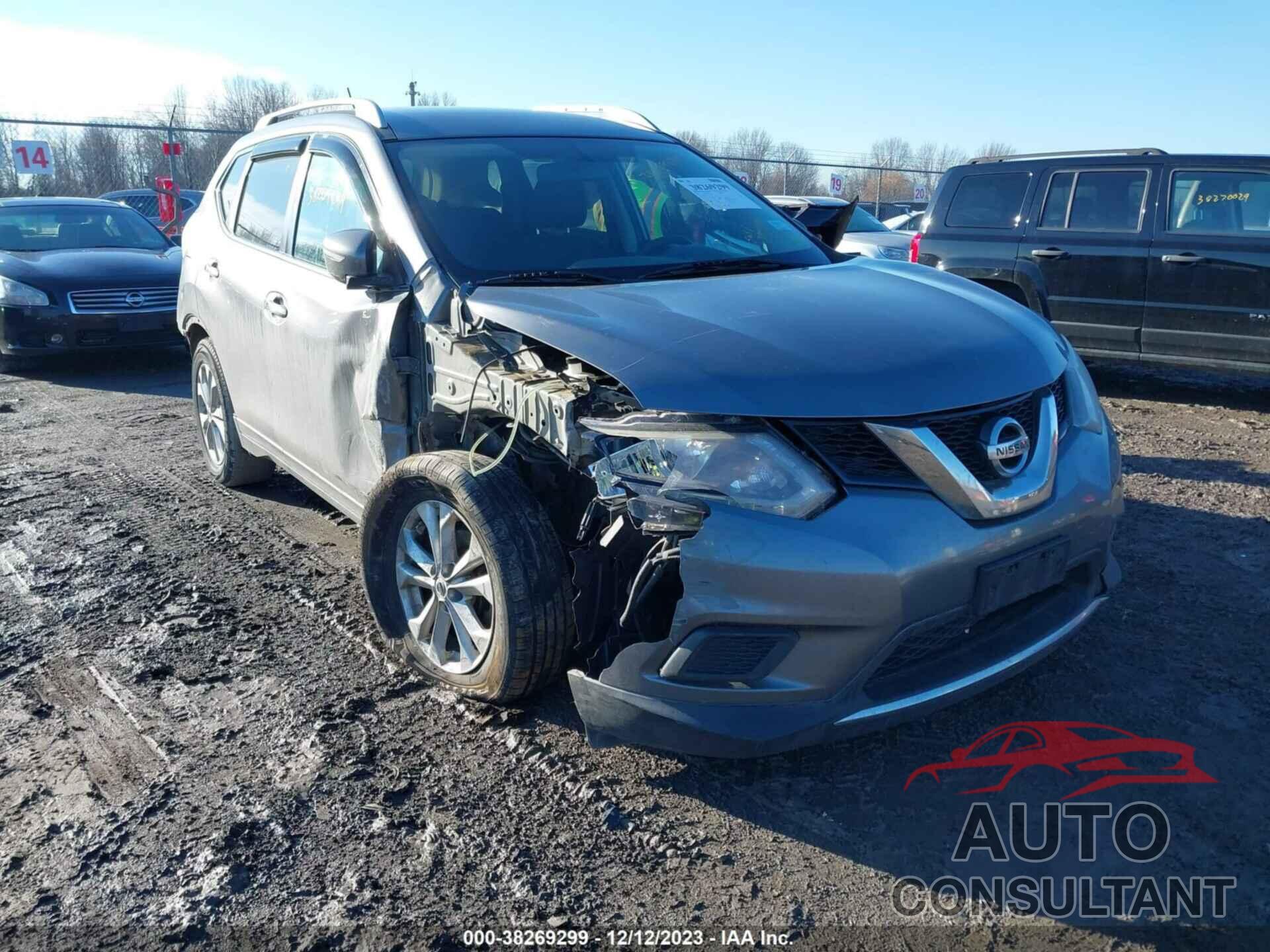 NISSAN ROGUE 2016 - KNMAT2MV3GP614491