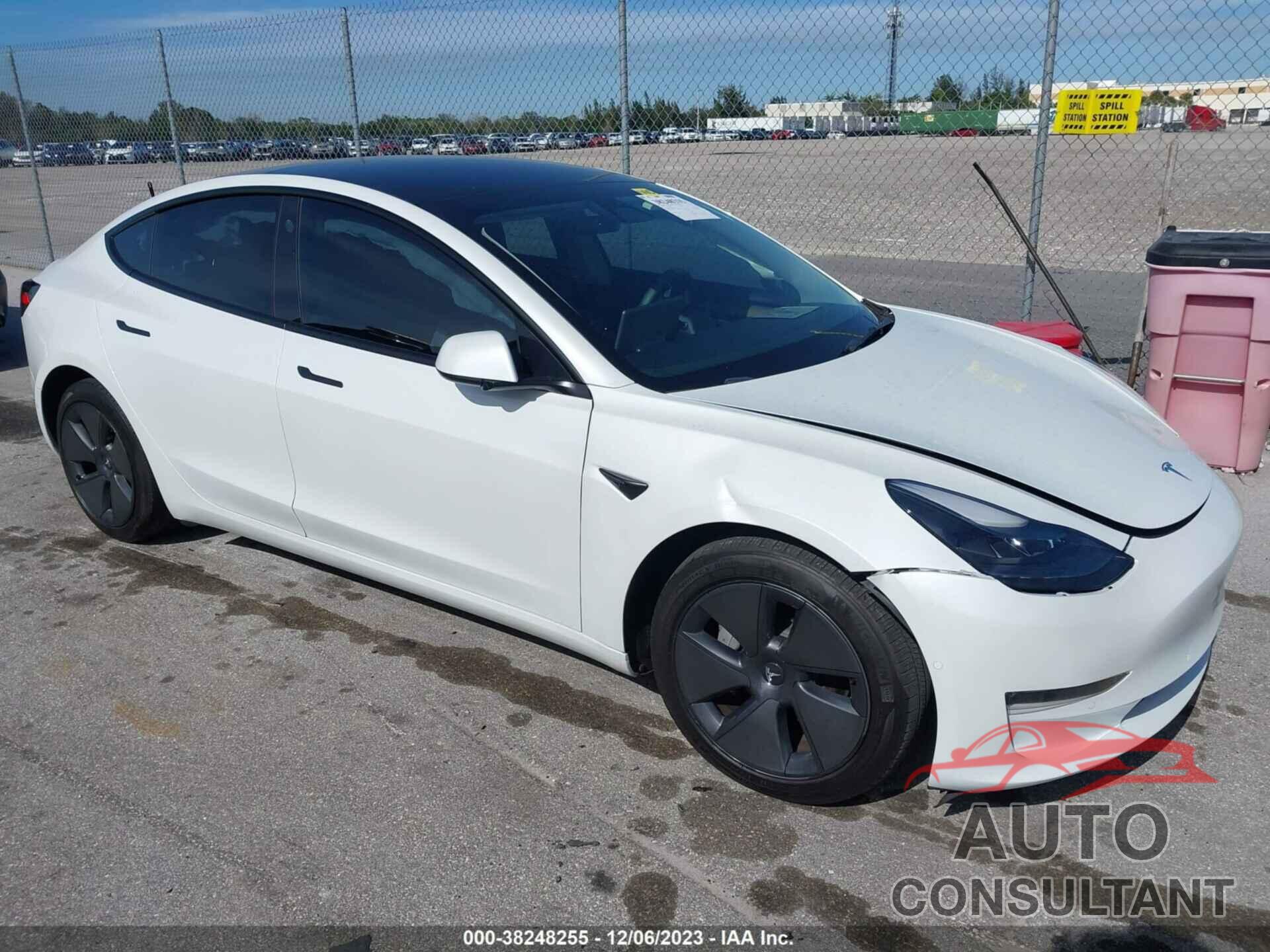 TESLA MODEL 3 2022 - 5YJ3E1EB2NF103394