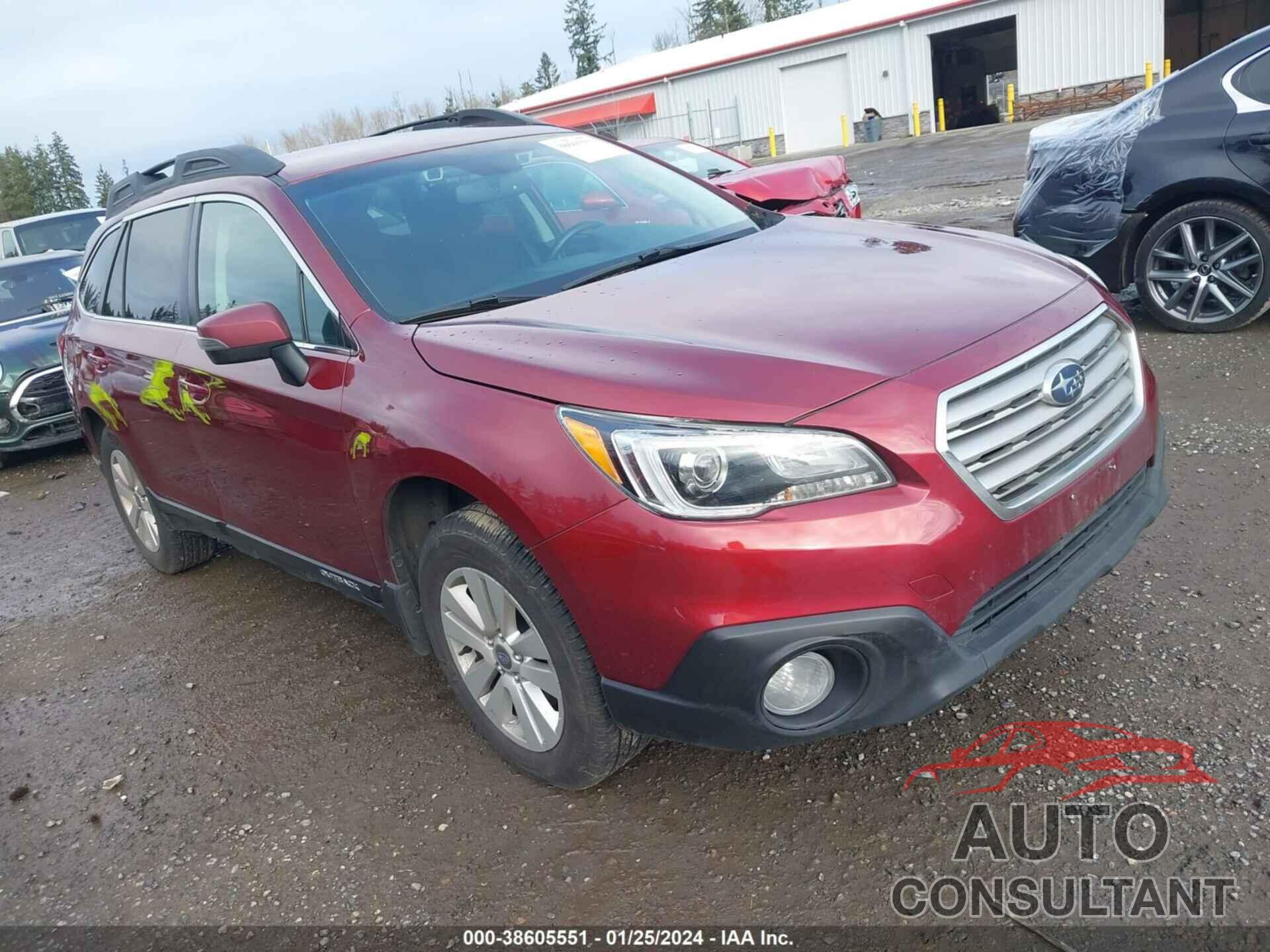 SUBARU OUTBACK 2016 - 4S4BSAFC1G3313640
