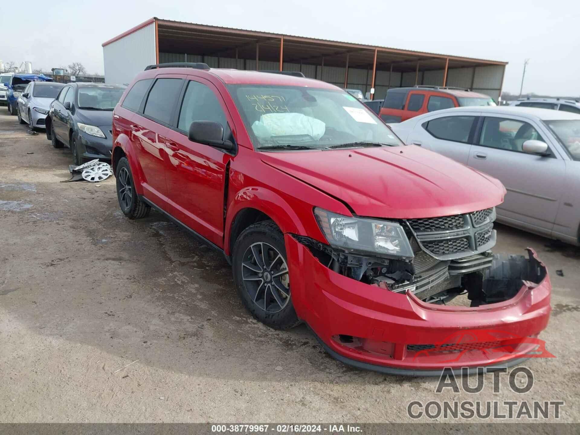 DODGE JOURNEY 2018 - 3C4PDCAB6JT536072