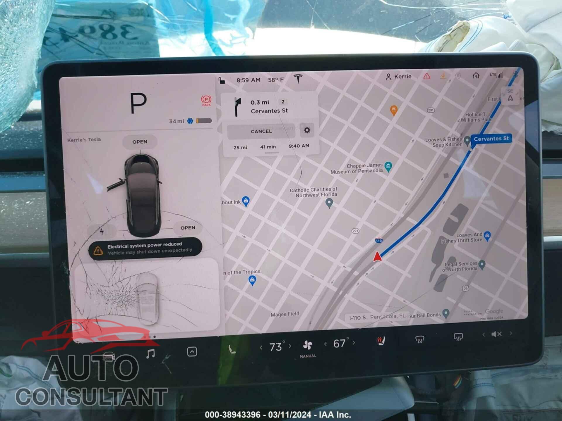 TESLA MODEL 3 2018 - 5YJ3E1EA5JF033021
