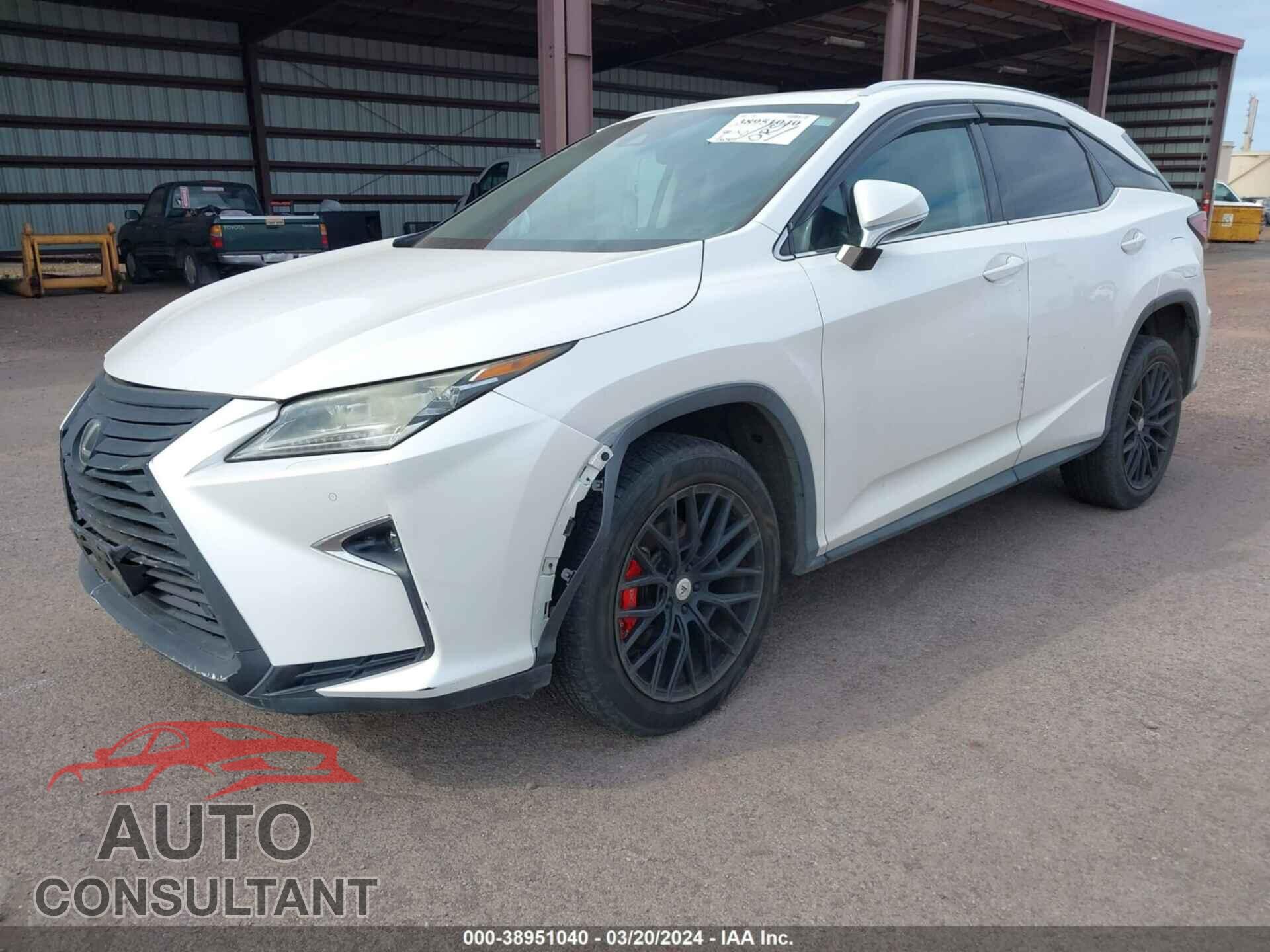 LEXUS RX 2016 - 2T2ZZMCA2GC027172