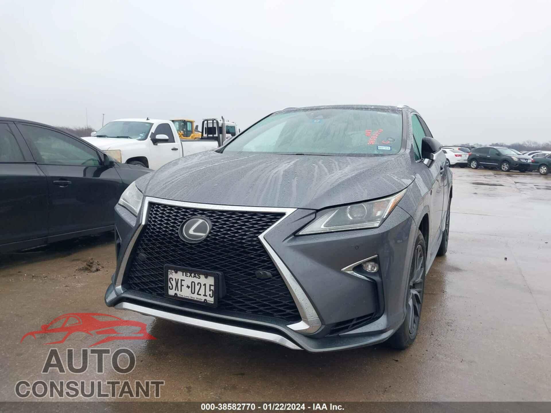 LEXUS RX 350 2016 - 2T2BZMCA6GC041237