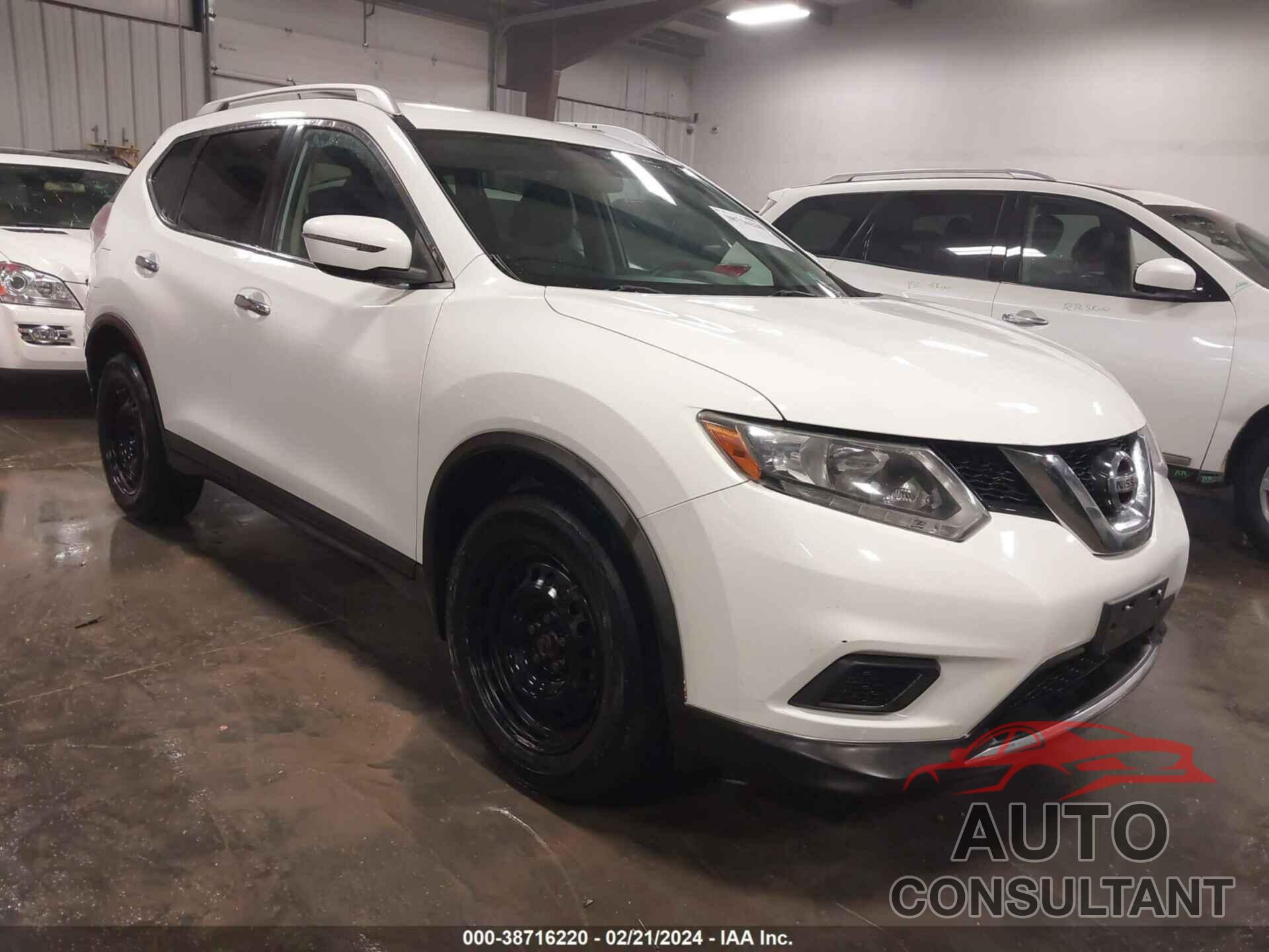 NISSAN ROGUE 2016 - KNMAT2MV8GP676291