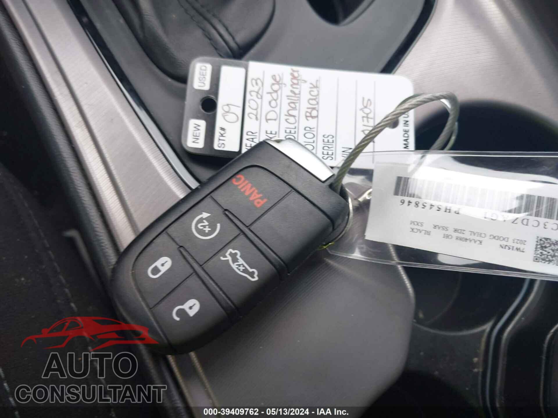 DODGE CHALLENGER 2023 - 2C3CDZAG1PH545846