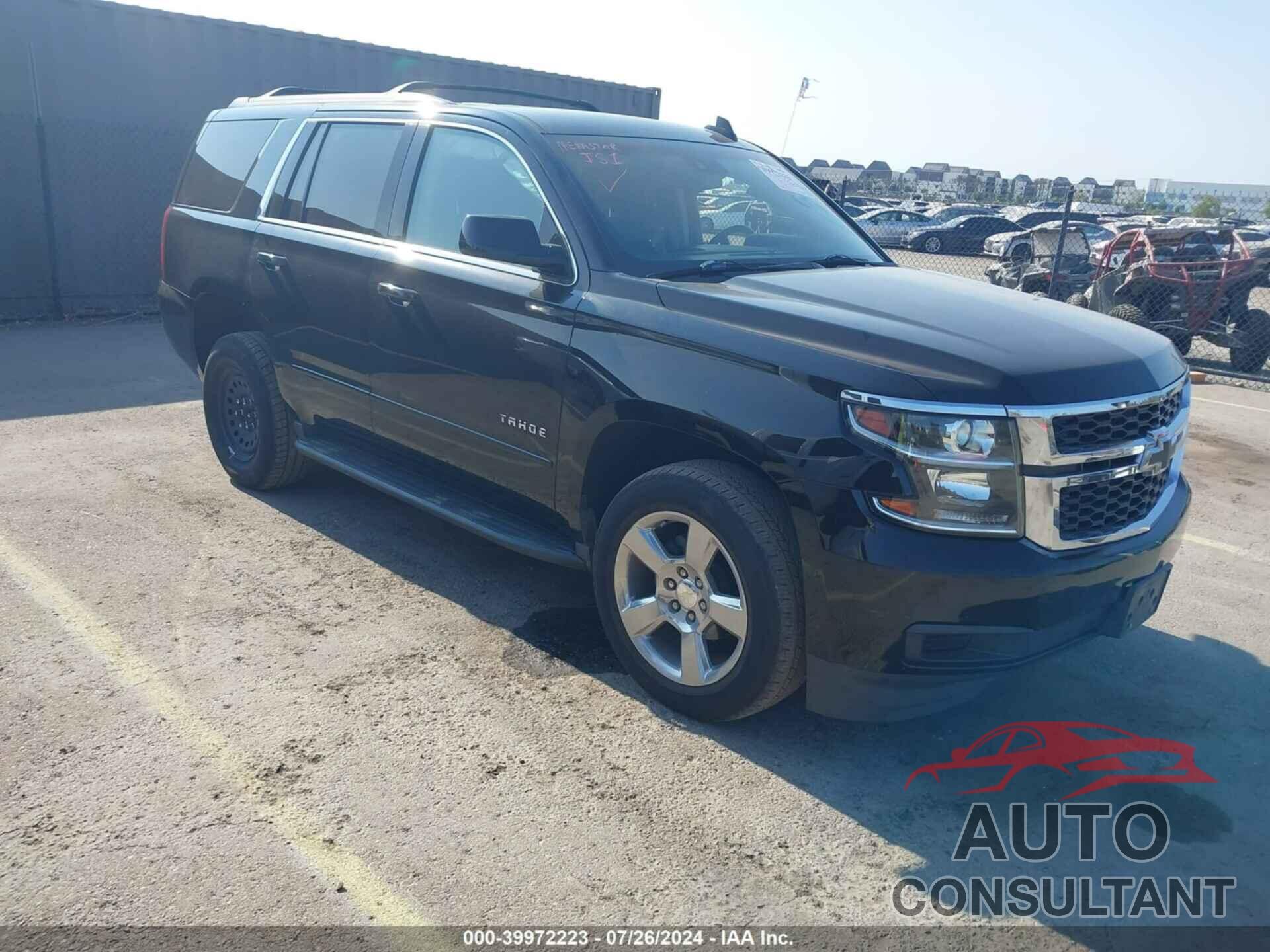 CHEVROLET TAHOE 2019 - 1GNSCAKCXKR237453