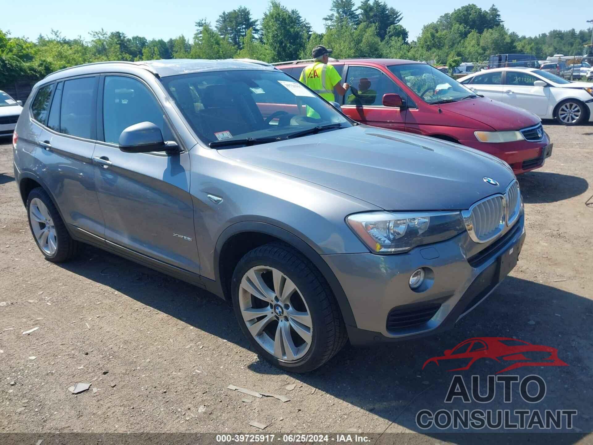 BMW X3 2016 - 5UXWX9C54G0D83681