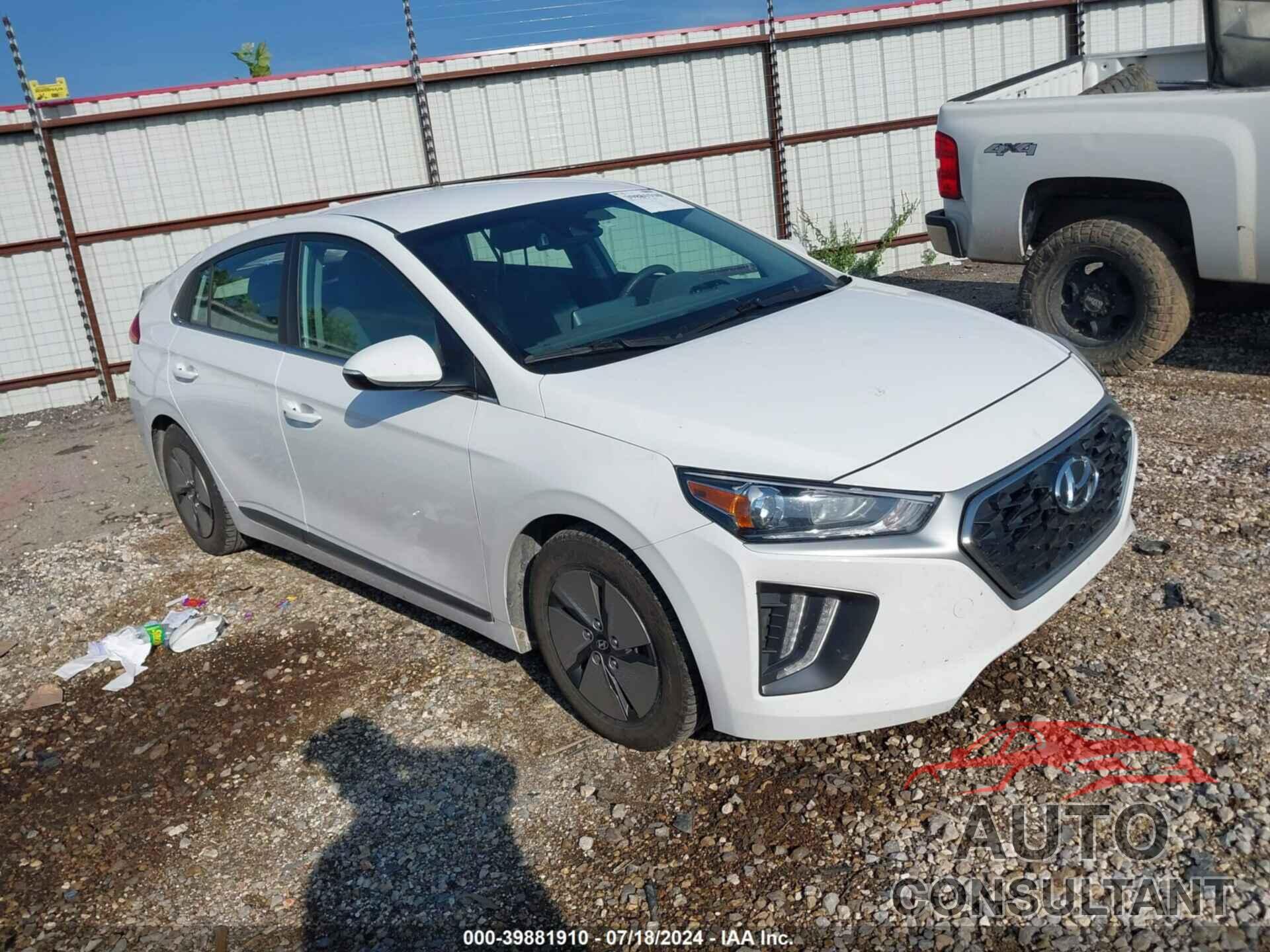HYUNDAI IONIQ HYBRID 2021 - KMHC75LC8MU255386