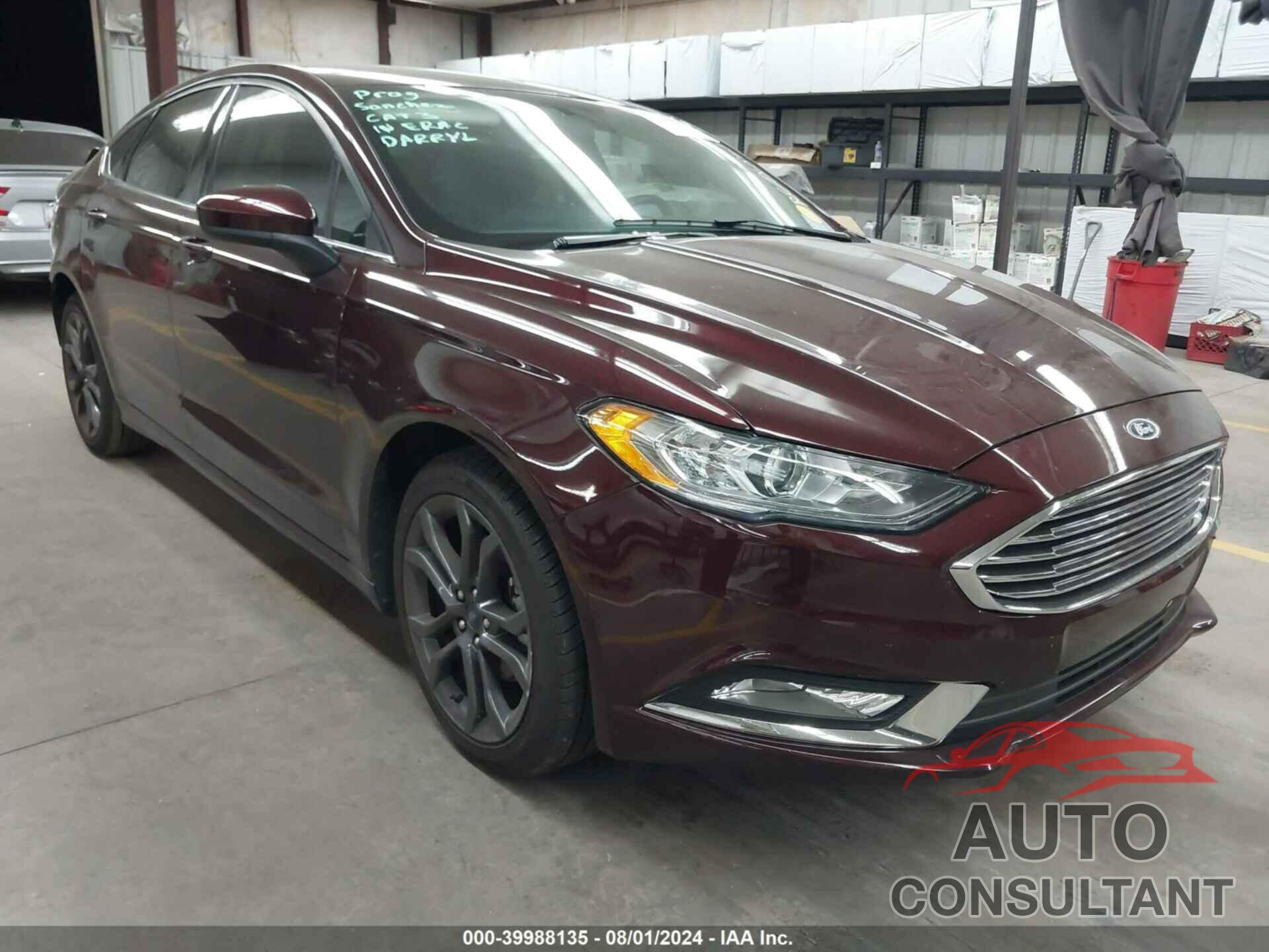 FORD FUSION 2018 - 3FA6P0HD9JR268372