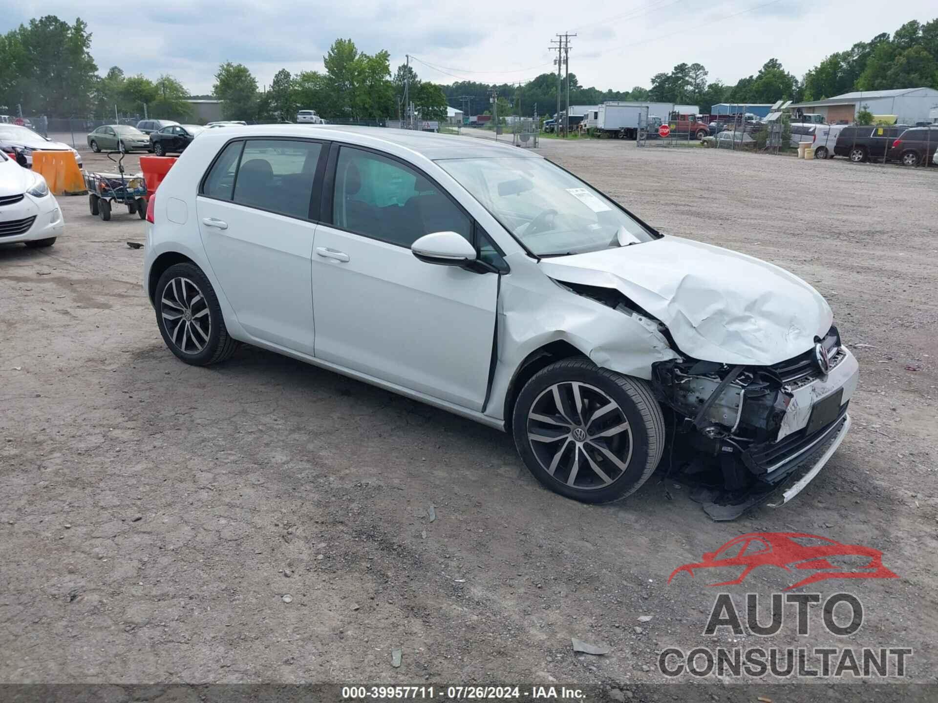 VOLKSWAGEN GOLF 2017 - 3VW217AU9HM060073