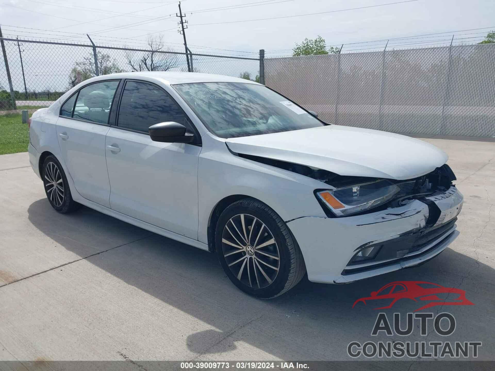VOLKSWAGEN JETTA 2016 - 3VWD17AJ8GM292998