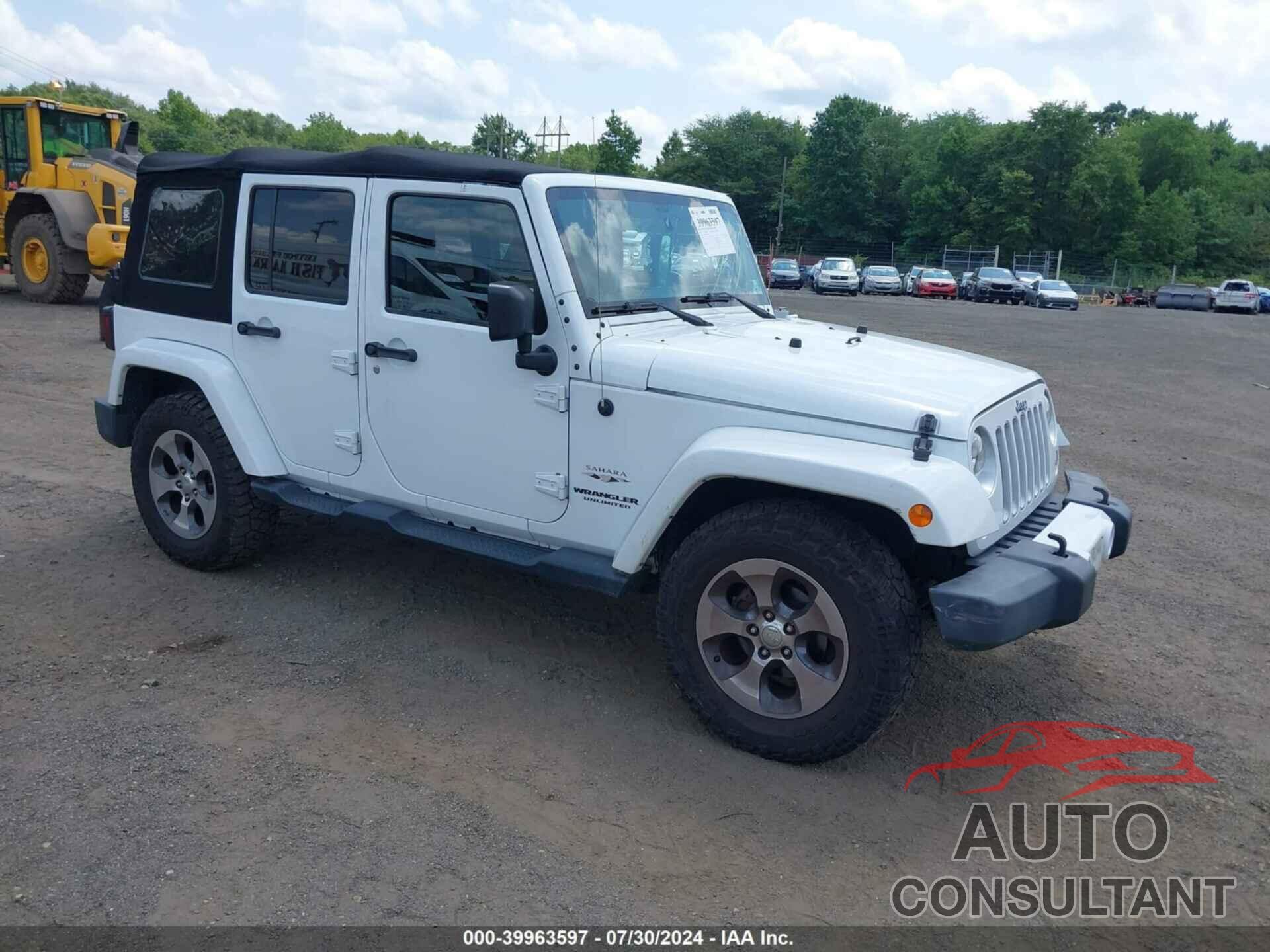 JEEP WRANGLER UNLIMITED 2016 - 1C4BJWEG9GL182790