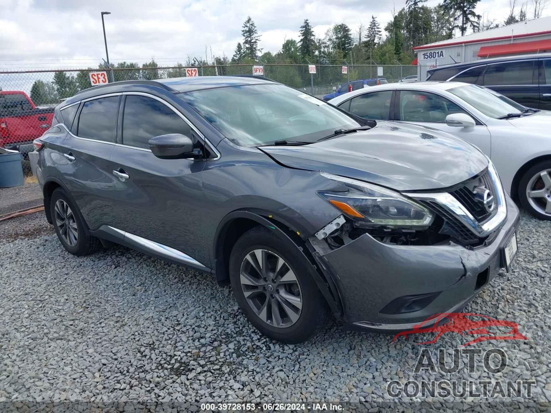 NISSAN MURANO 2018 - 5N1AZ2MH7JN130864