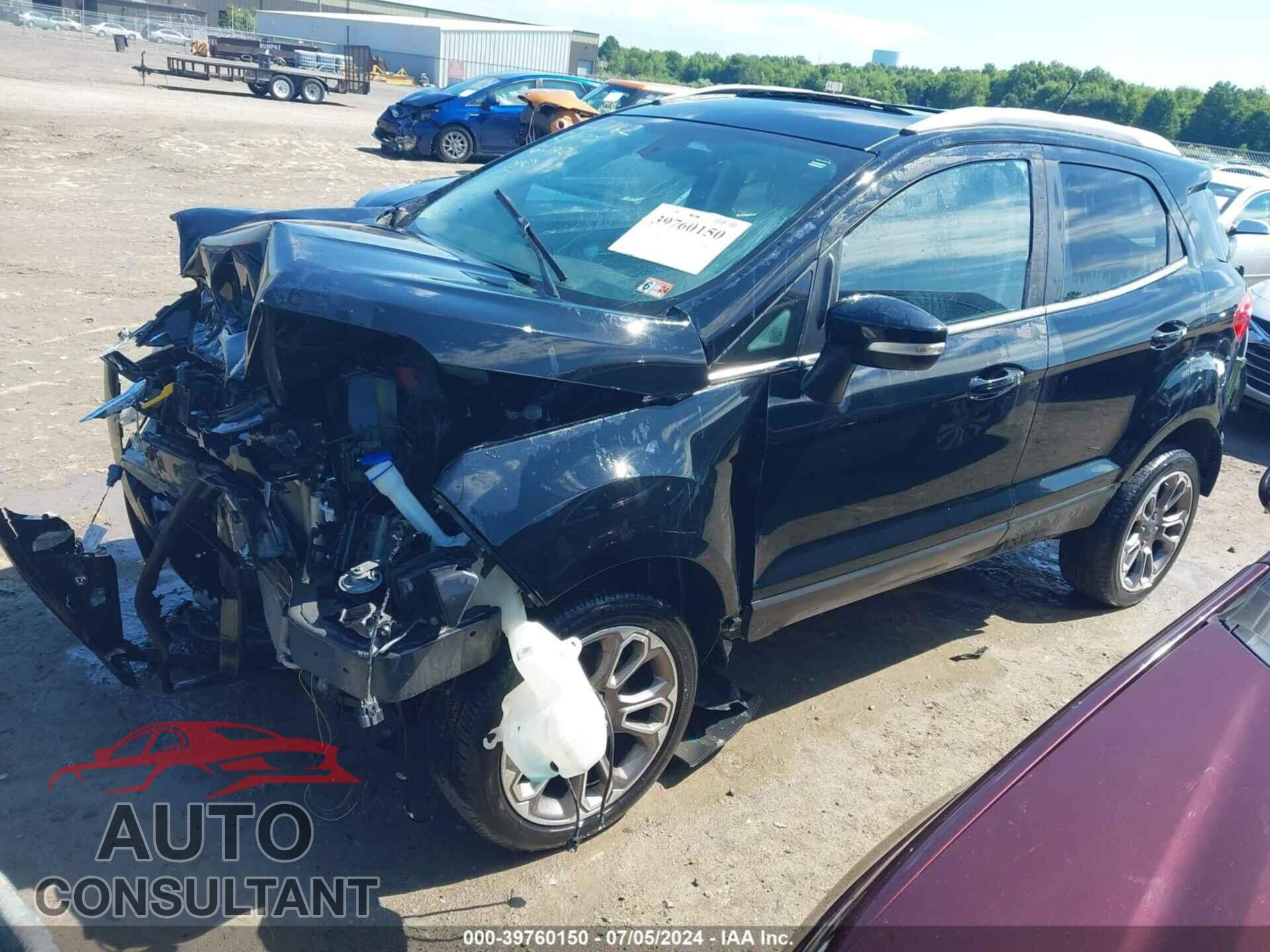 FORD ECOSPORT 2020 - MAJ6S3KL8LC343998