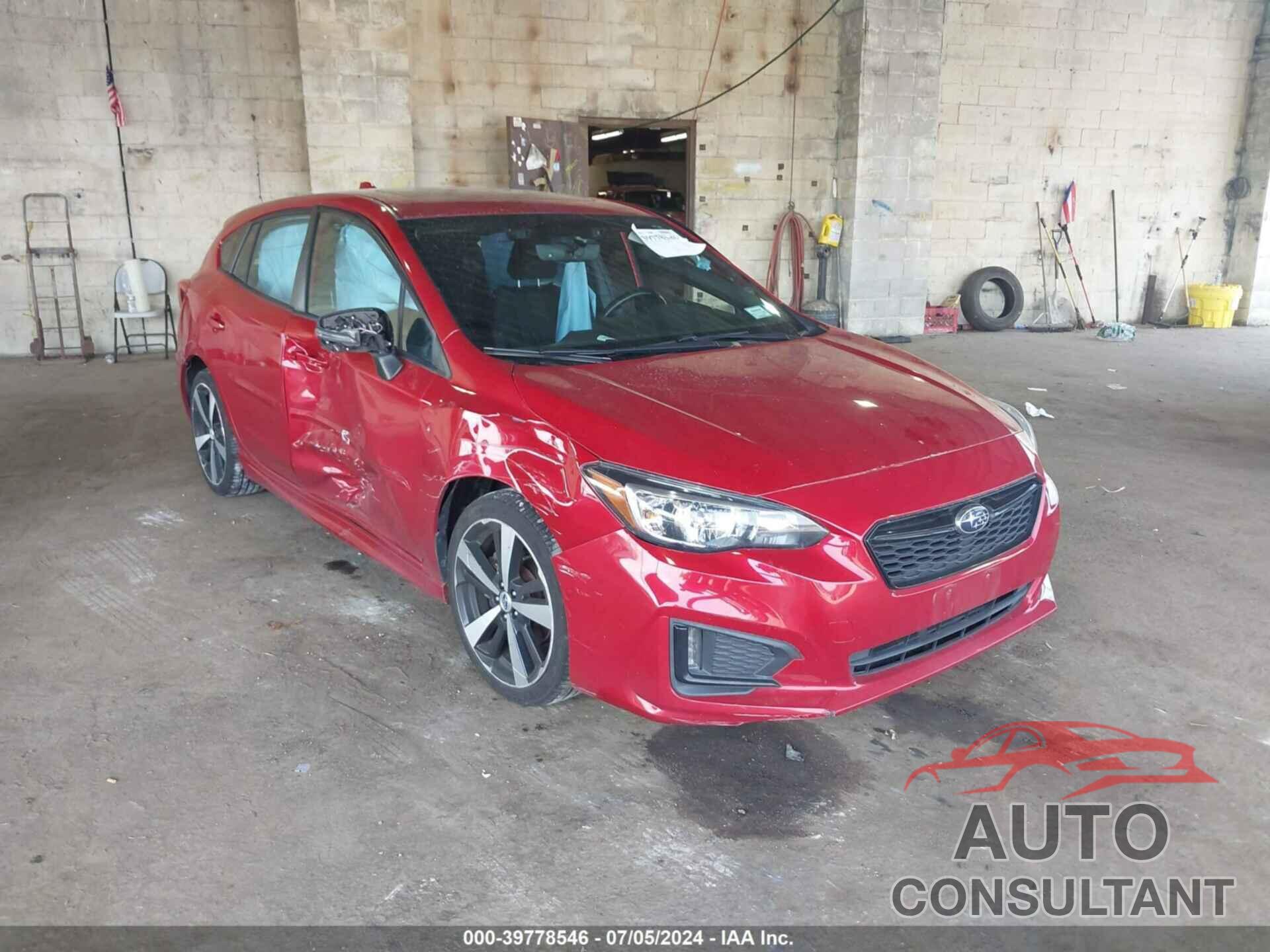 SUBARU IMPREZA 2018 - 4S3GTAM69J3738003