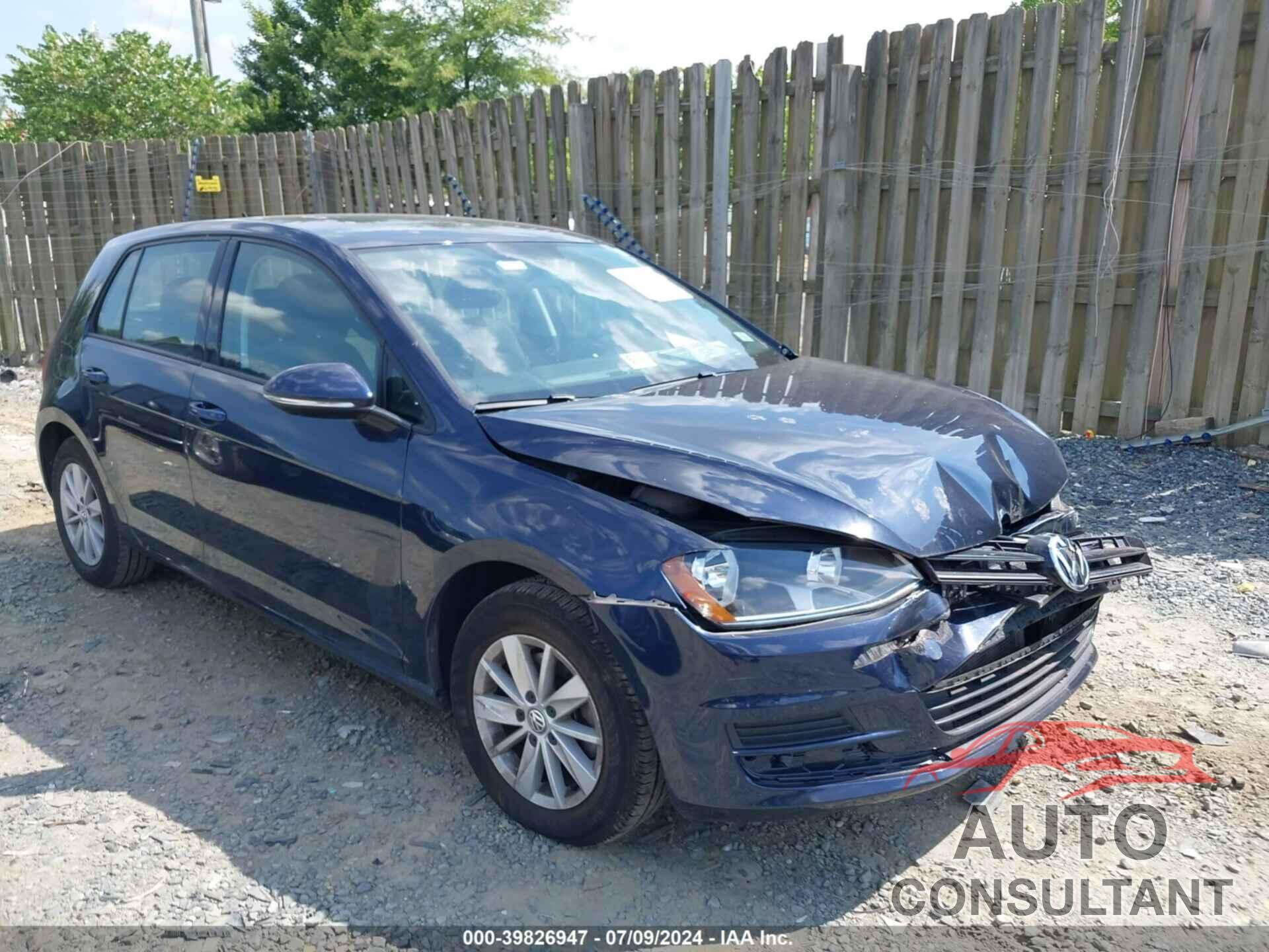 VOLKSWAGEN GOLF 2016 - 3VW217AU8GM035325