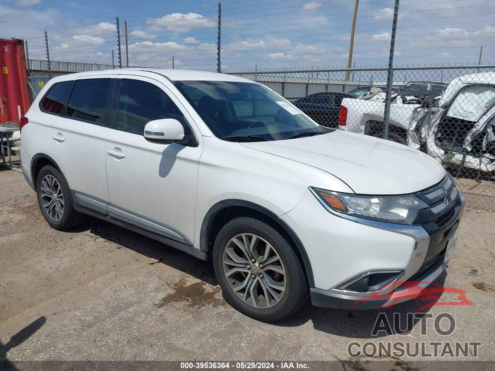 MITSUBISHI OUTLANDER 2016 - JA4AD3A39GZ021982