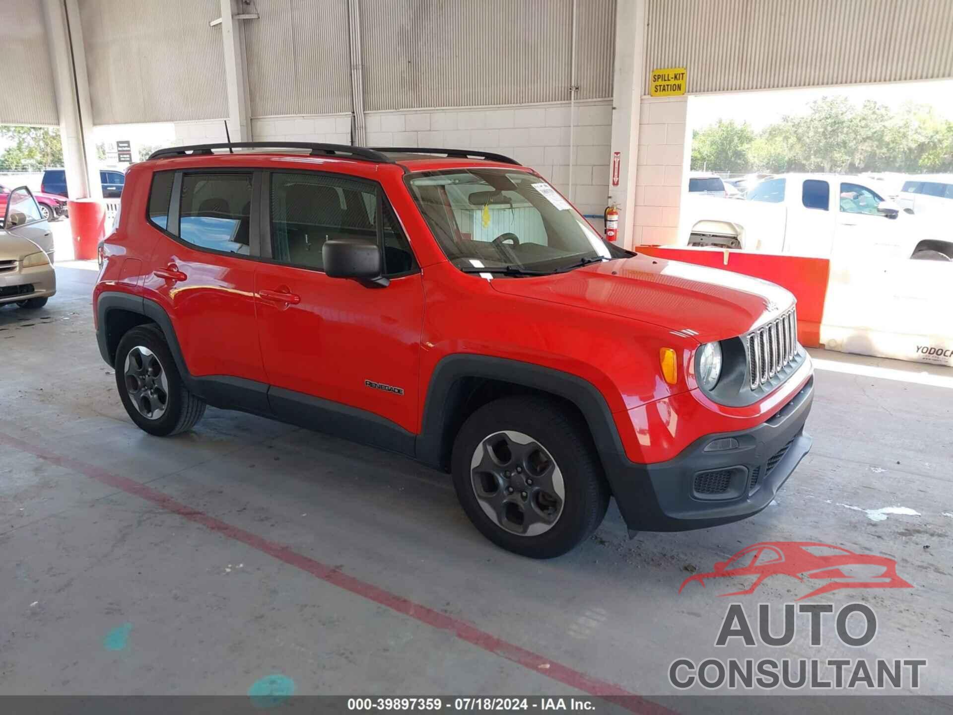 JEEP RENEGADE 2017 - ZACCJAABXHPE94101