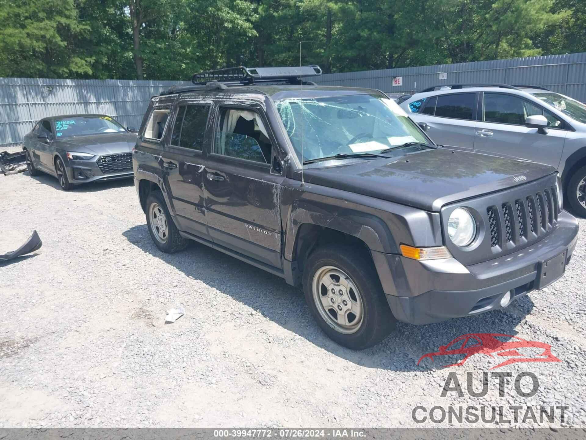 JEEP PATRIOT 2017 - 1C4NJPBAXHD149537