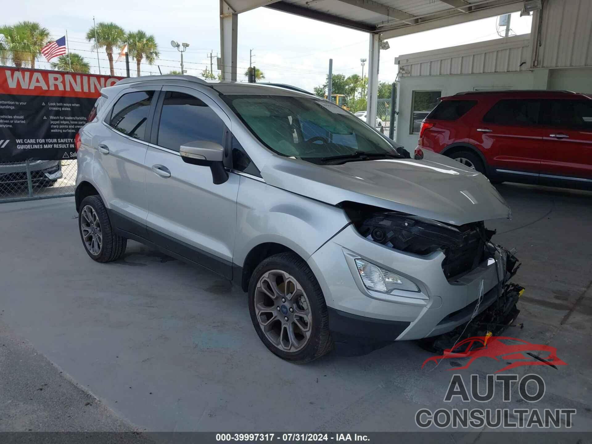 FORD ECOSPORT 2020 - MAJ6S3KL7LC354331