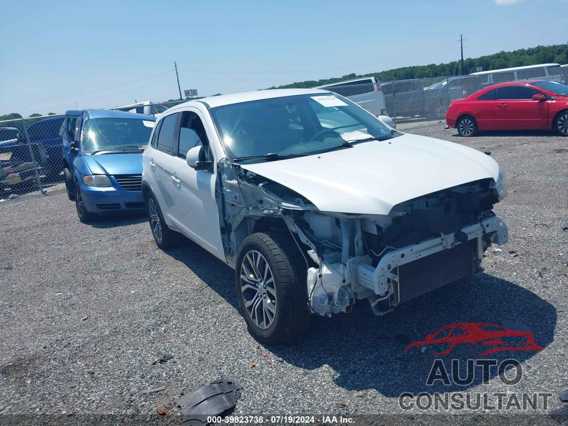 MITSUBISHI OUTLANDER SPORT 2019 - JA4AP3AU3KU018811