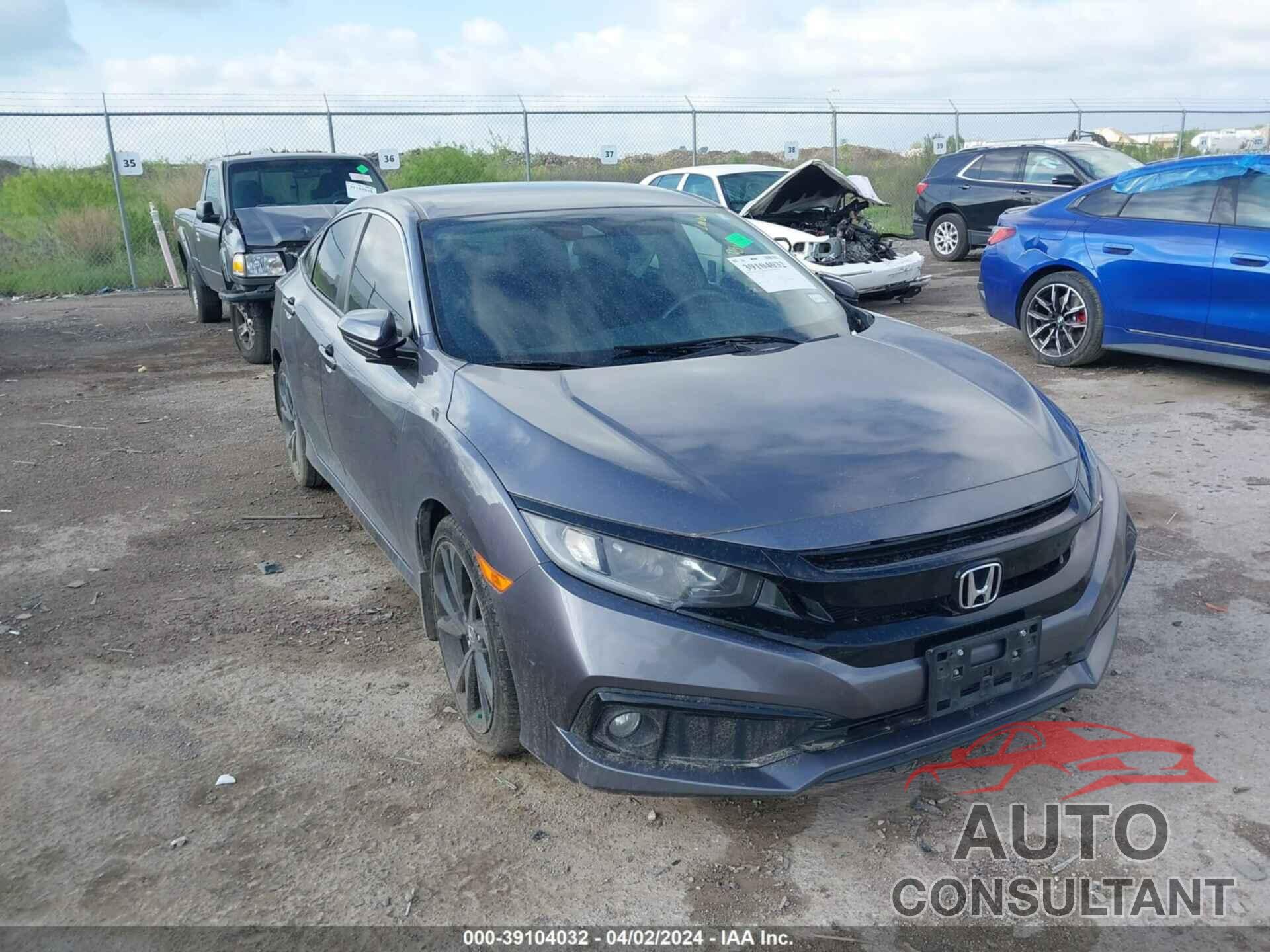 HONDA CIVIC 2020 - 19XFC2F86LE010053