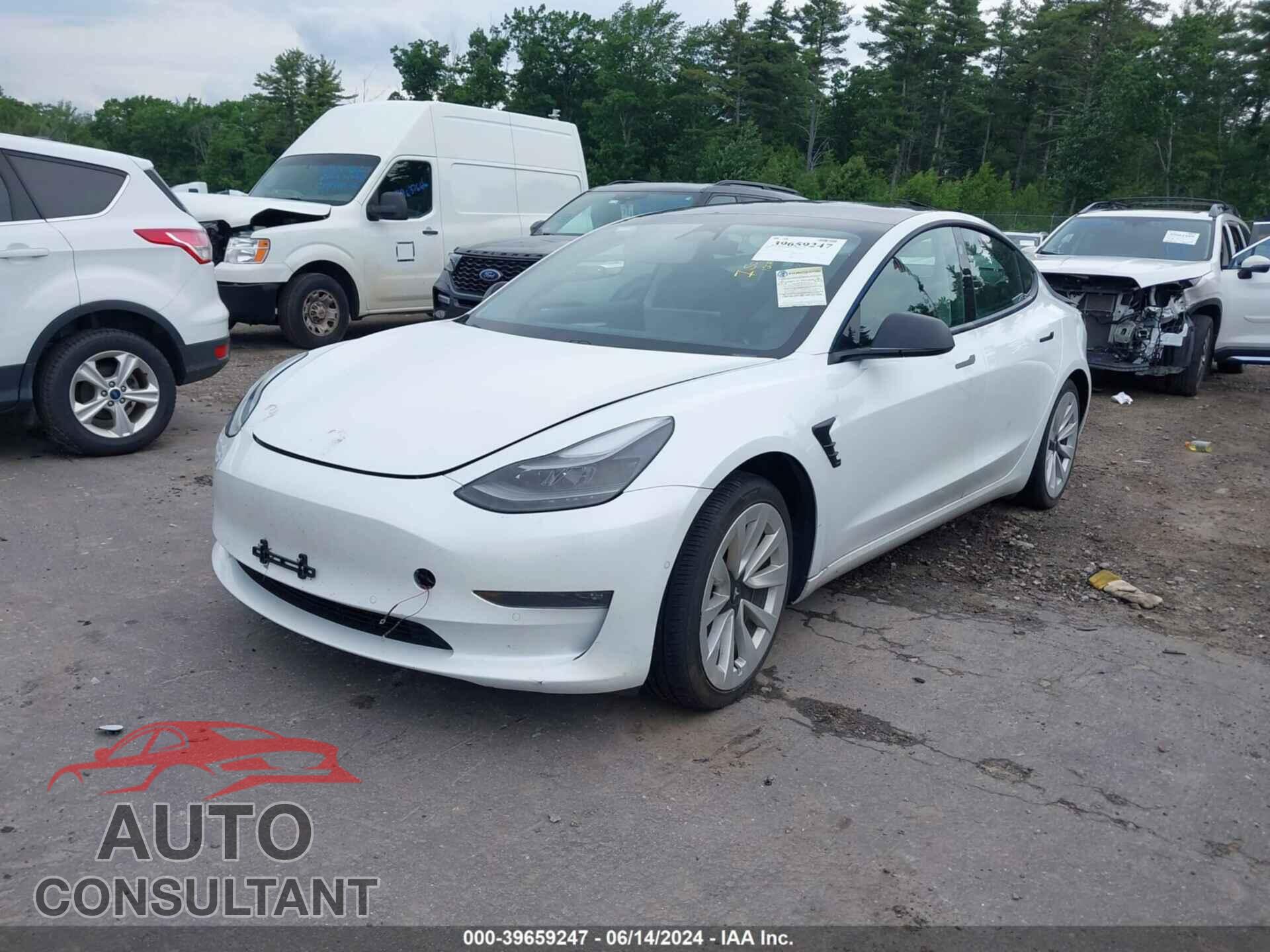 TESLA MODEL 3 2021 - 5YJ3E1EB9MF009365