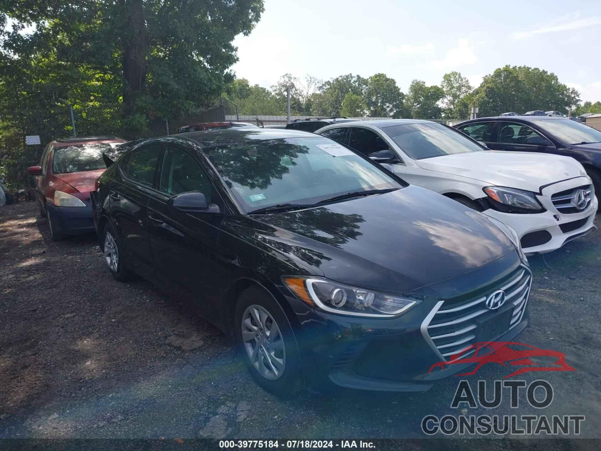 HYUNDAI ELANTRA 2017 - 5NPD74LF5HH115597