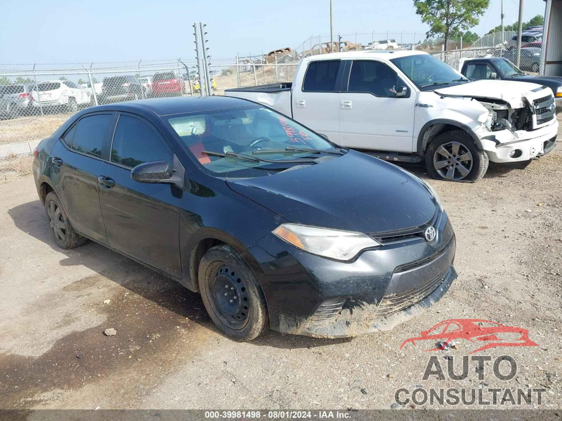 TOYOTA COROLLA 2016 - 5YFBURHE4GP492128