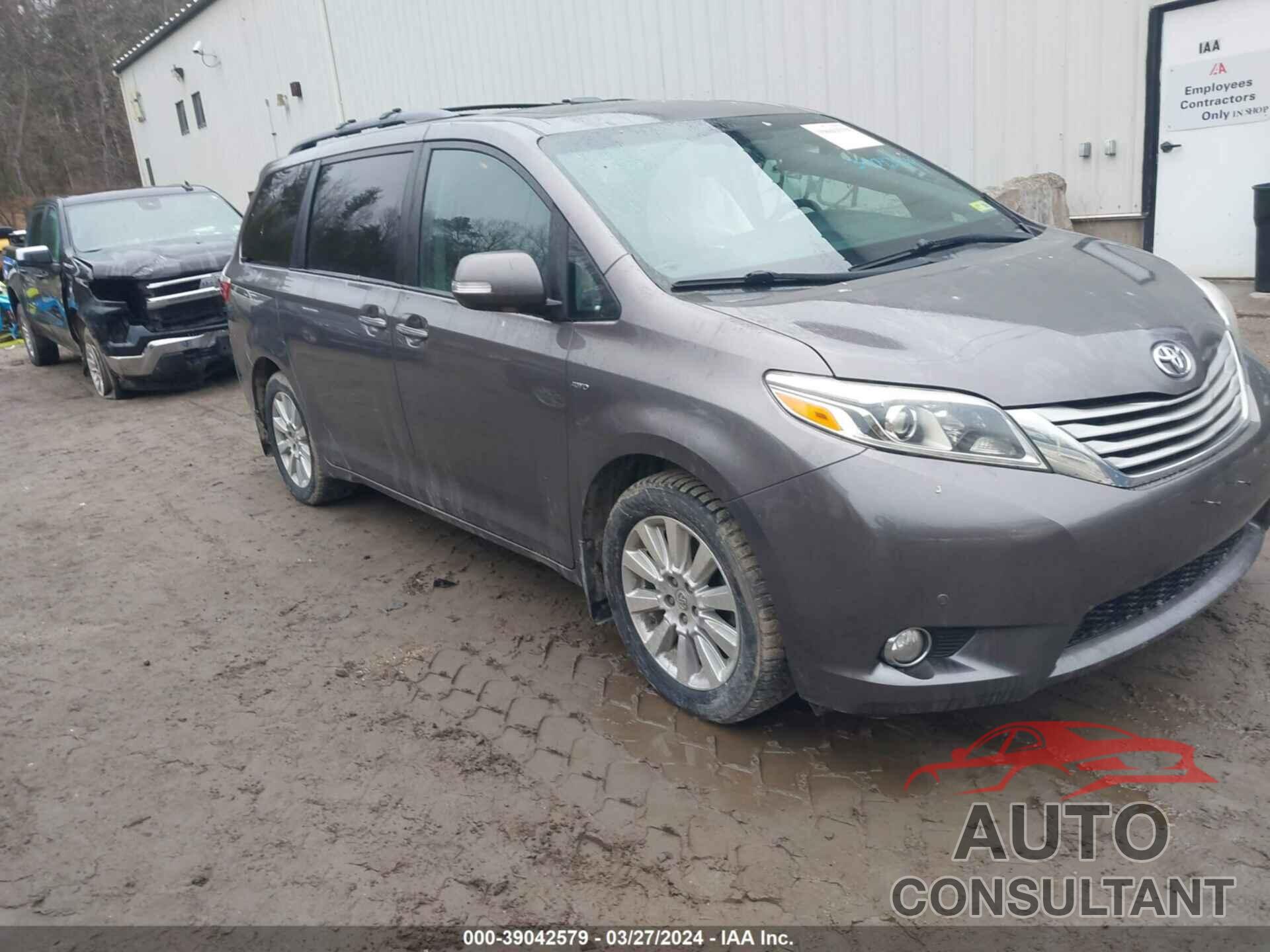 TOYOTA SIENNA 2017 - 5TDDZ3DC0HS147666