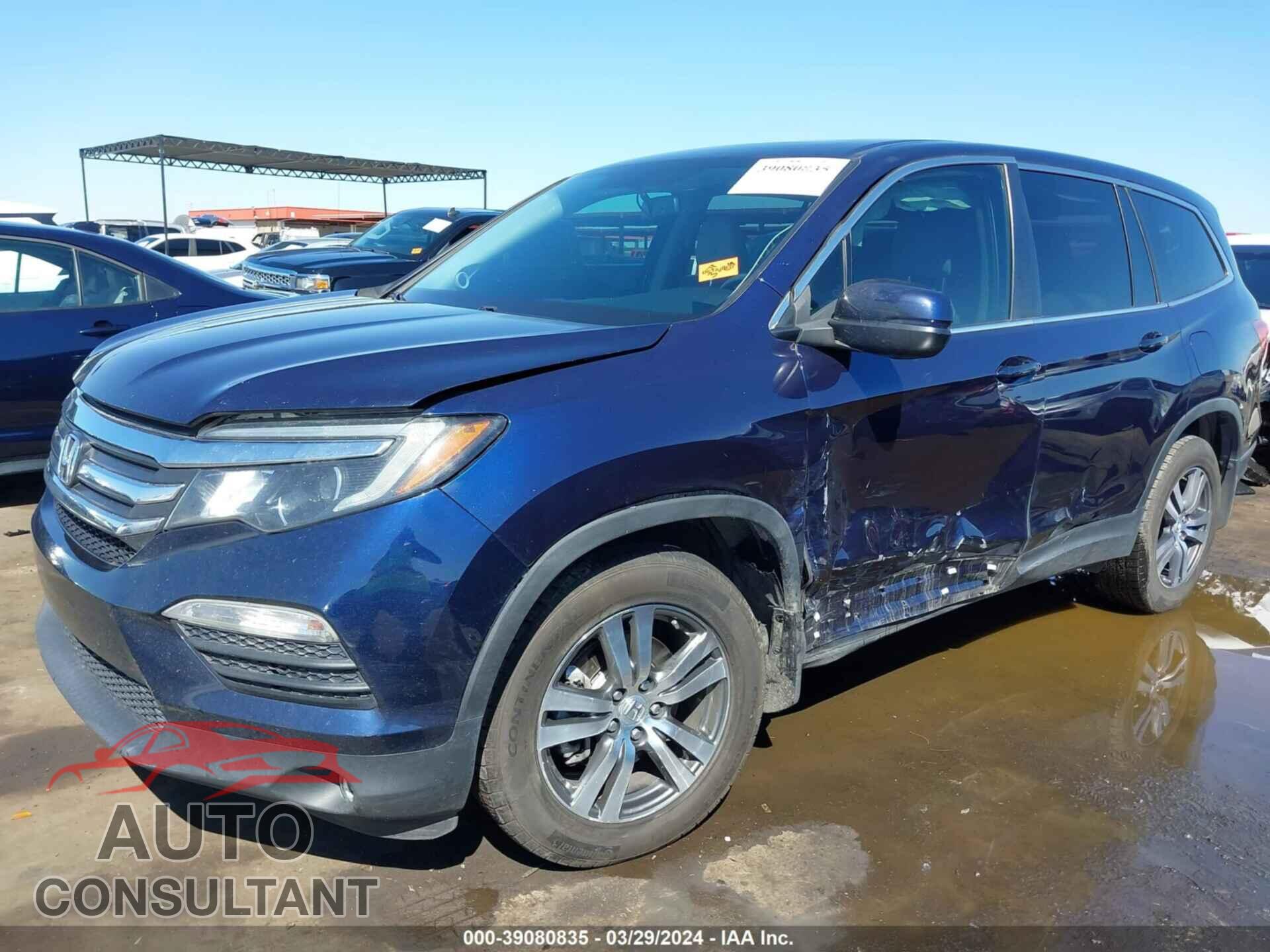 HONDA PILOT 2017 - 5FNYF6H58HB040439
