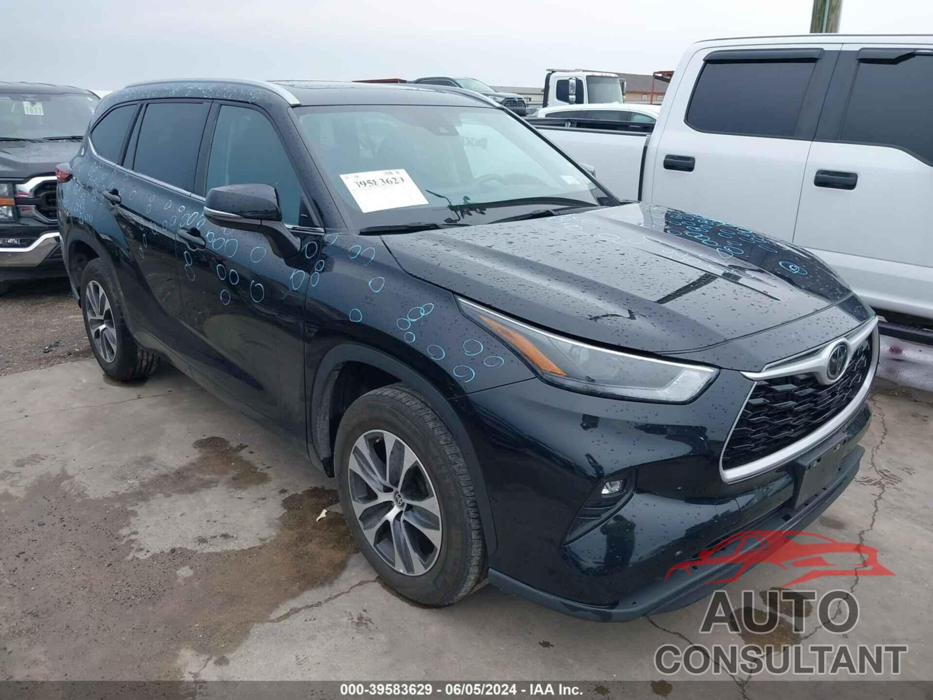 TOYOTA HIGHLANDER 2023 - 5TDKDRAH4PS504306